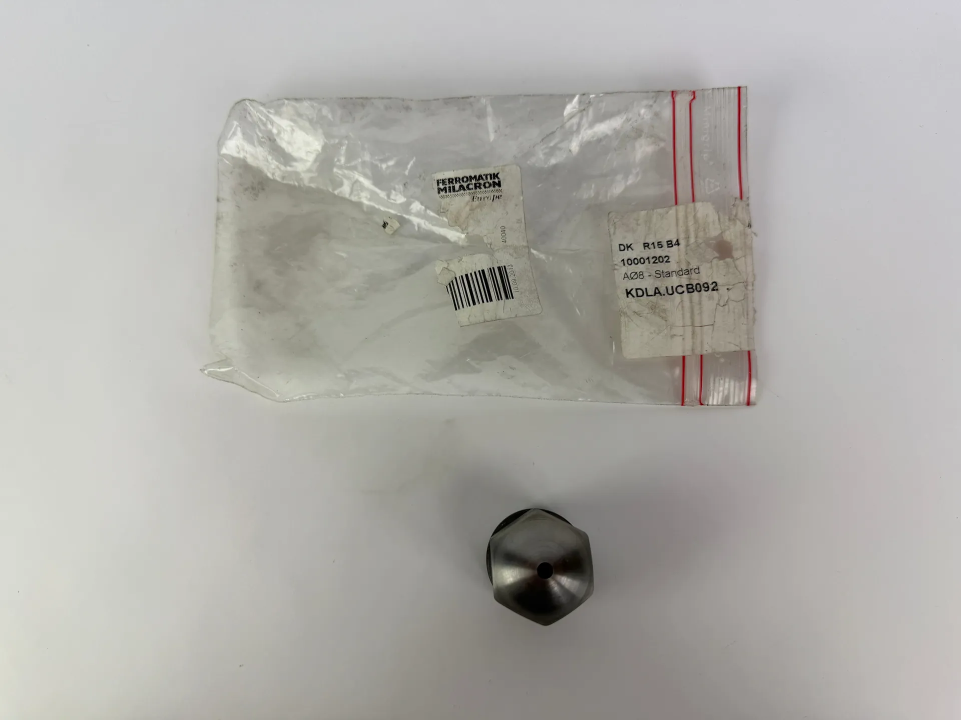 Ferromatik Milacron DK R15 B4 Ø8 Nozzle Insert 10001202 Injection Molding - Thumbnail 4