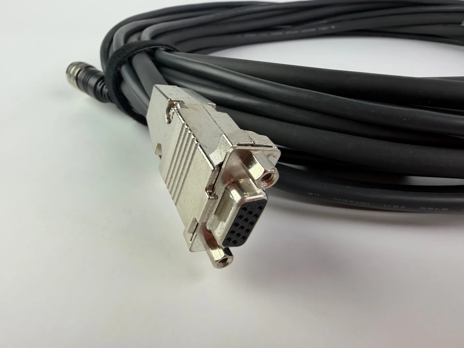 Matrix Vision Industrial Camera Cable – DB15F to 12-Pin Round – 5m - Image 1