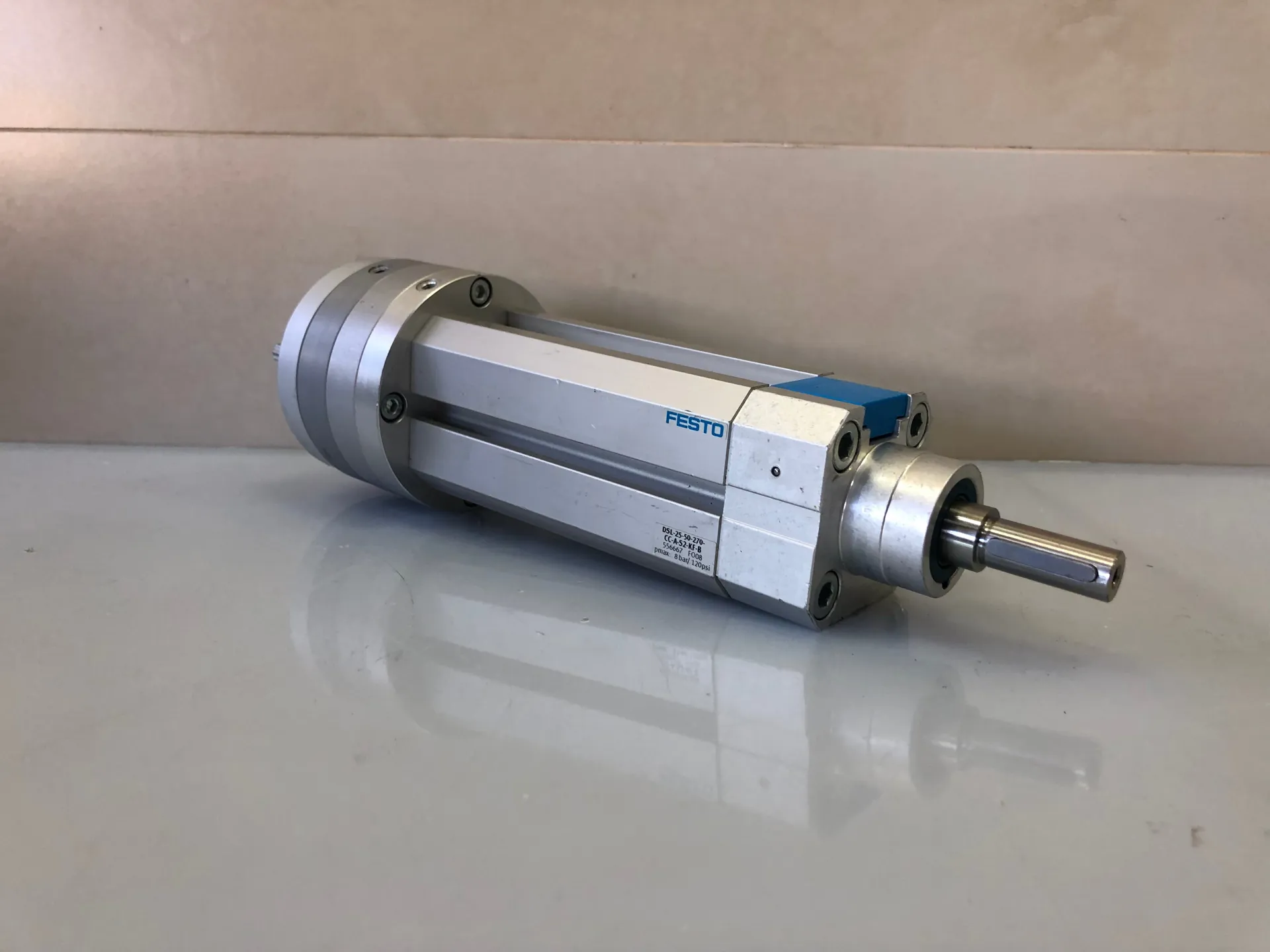FESTO DSL‑25‑50‑270‑CC‑A‑S2‑KF‑B Swivel‑Linear Unit – 25 mm Bore, 50 mm Stroke - Image 1
