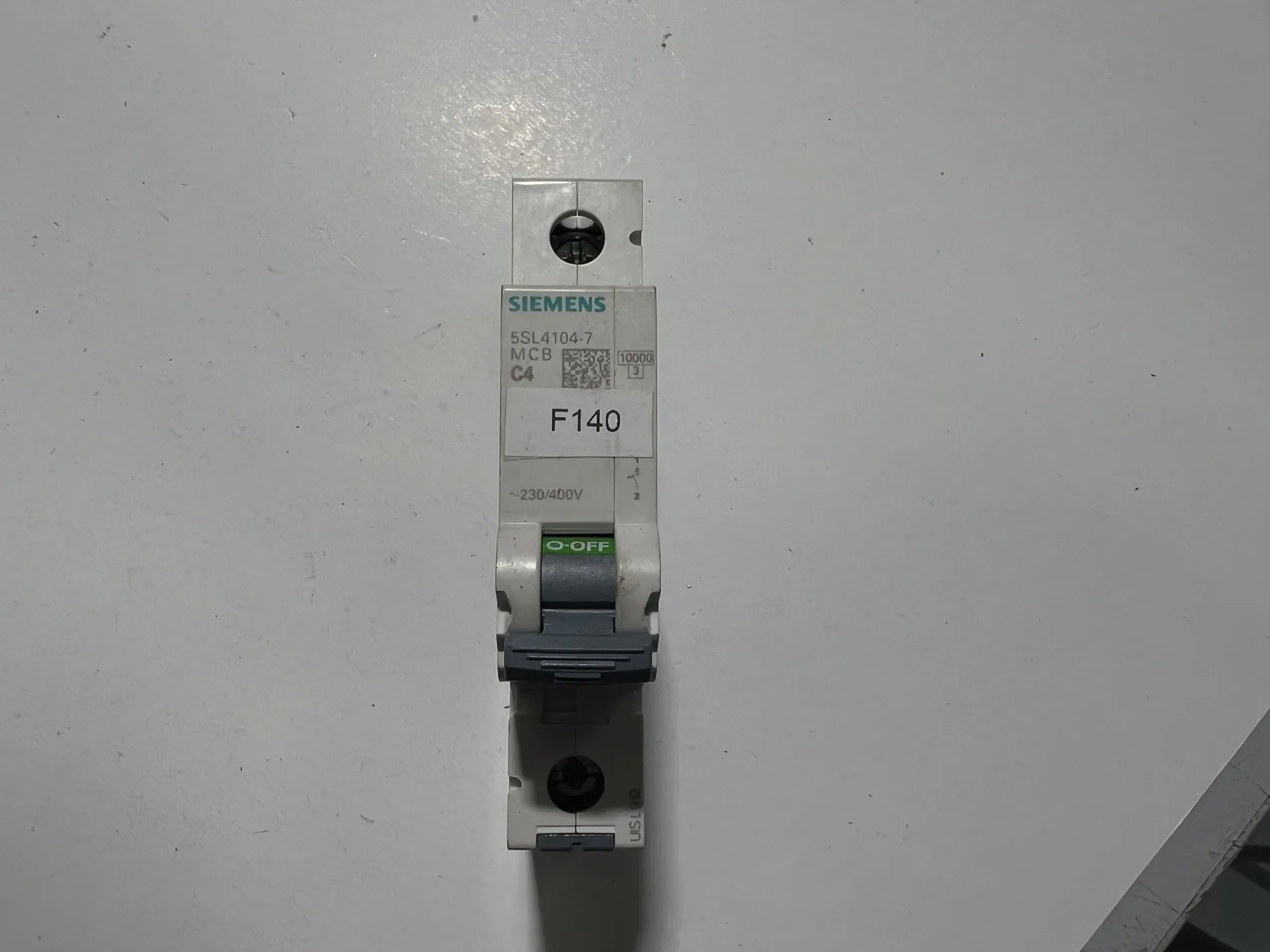 1x Siemens 5SL4104-7 Miniature Circuit Breaker MCB C4 230/400V 6kA - Thumbnail 2