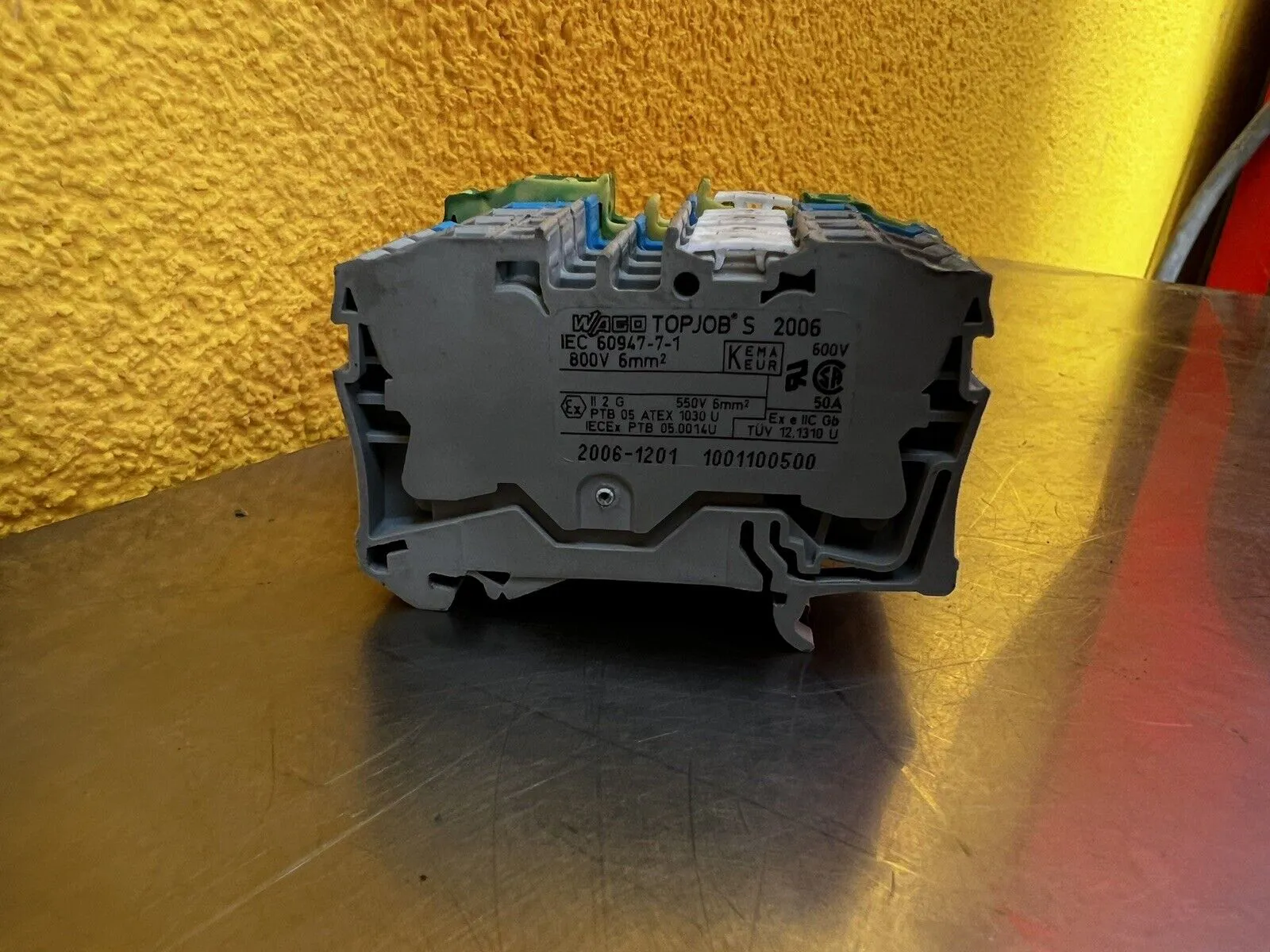WAGO DIN Rail Terminal Block – IEC 60947-7-1 Reihenklemme - Thumbnail 3