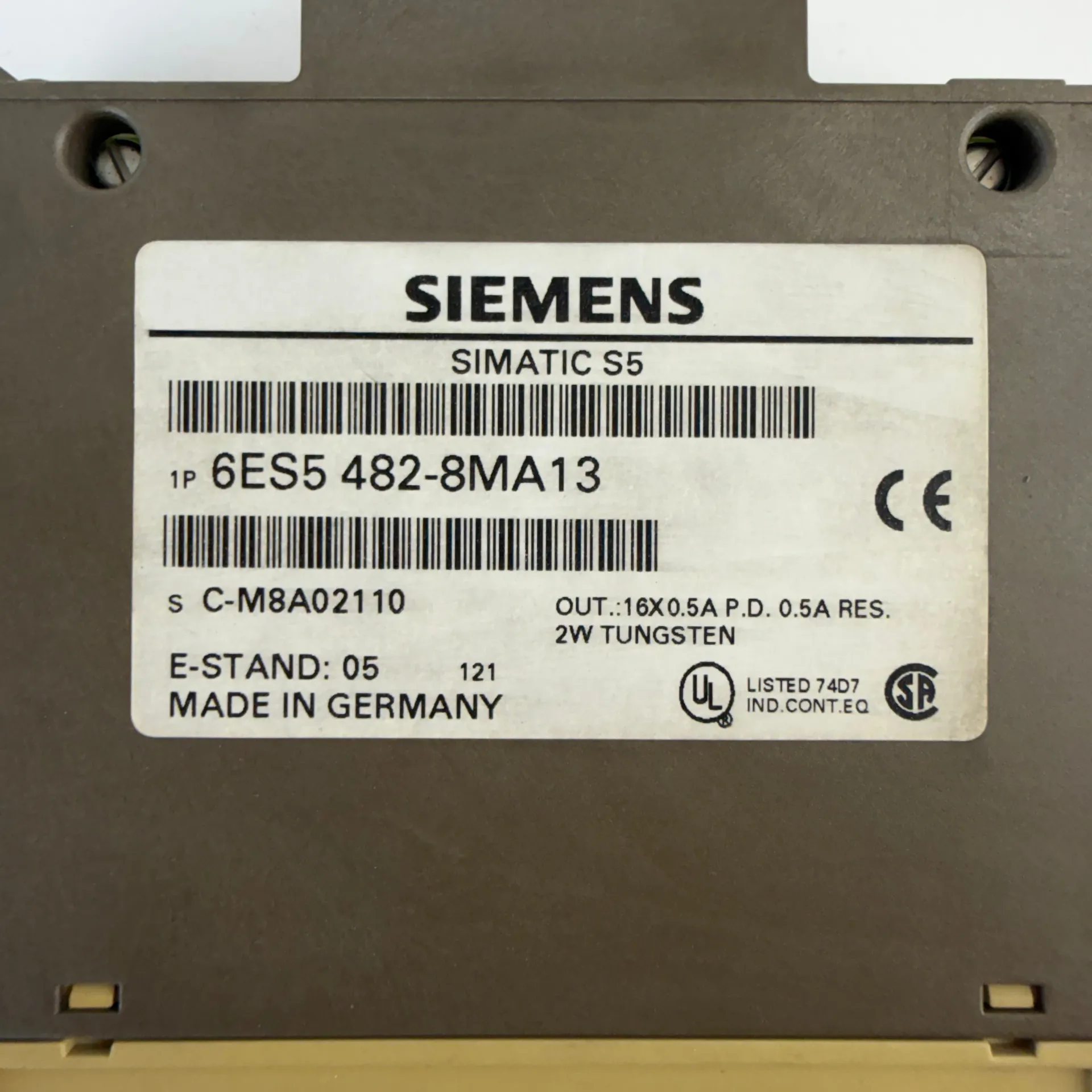 Siemens SIMATIC S5 6ES5 482-8MA13 Digital I/O Module 16DI 16DO 24V DC 0.5A - Thumbnail 5