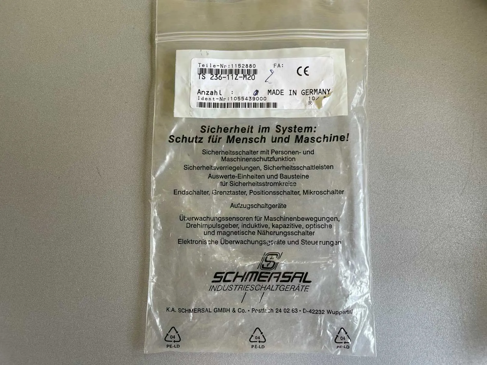 Schmersal TS 236-11z-M20 Position Switch, Actuator - Thumbnail 5
