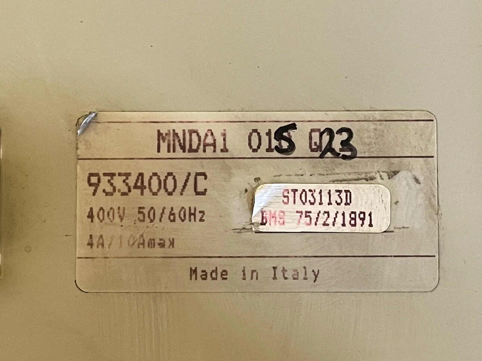Telemecanique NUM Servomac MNDA1010Q23 Servo Drive Controller - Thumbnail 3