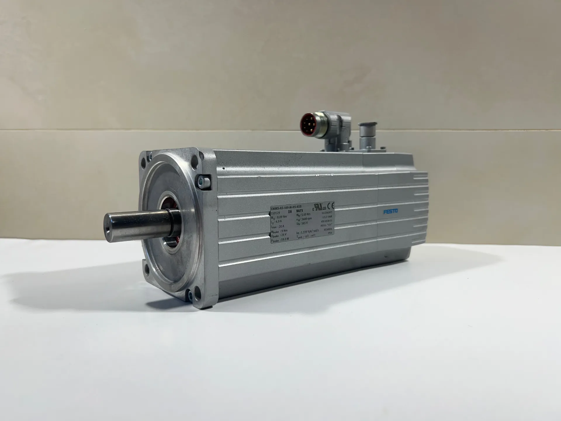 Festo EMMS-AS-100-M-HS-RSB 550129 Servo Motor – High-Speed Synchronous Motor - Thumbnail 4