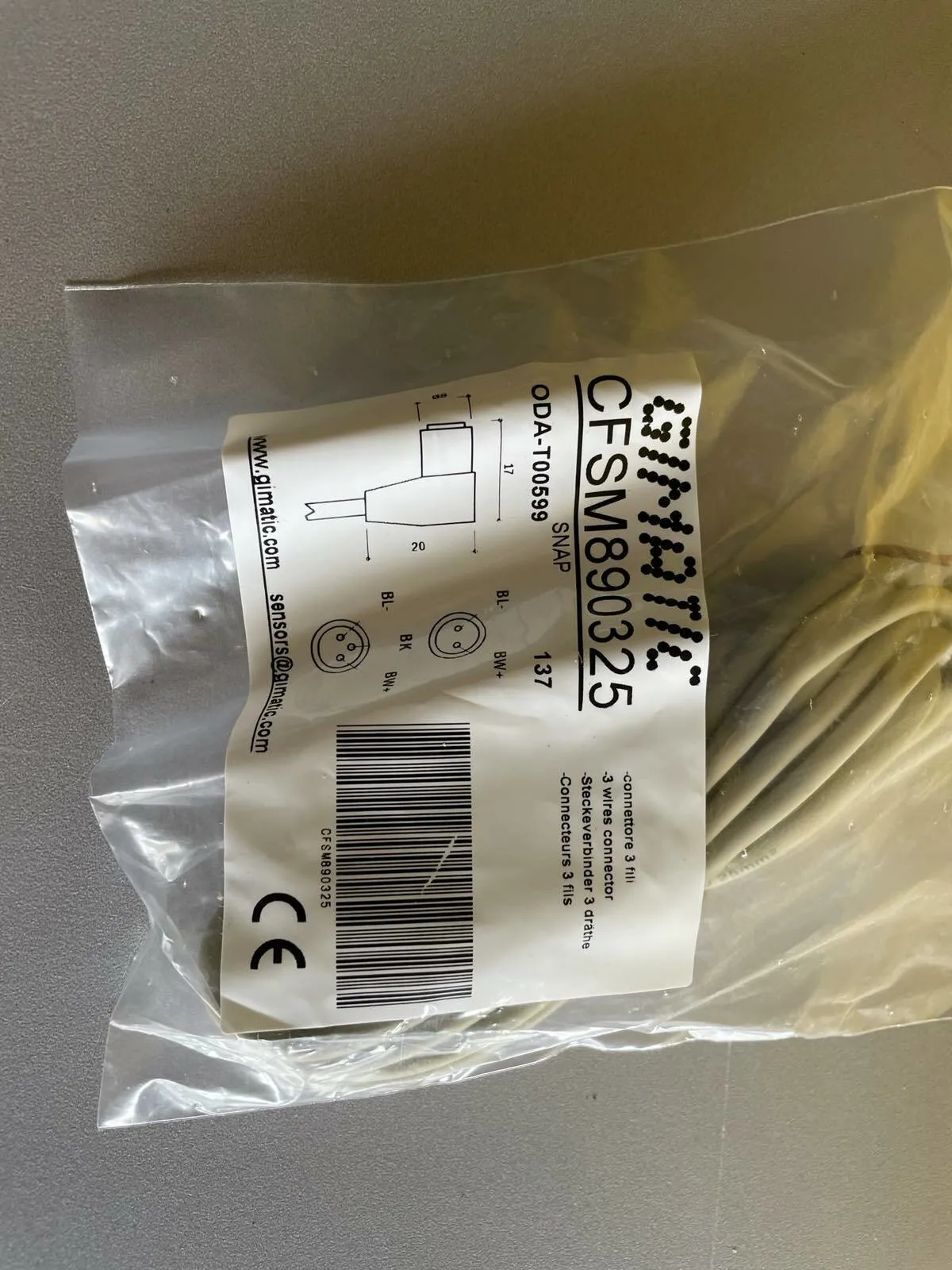 GIMATIC magnetic switch wire CFSM890325 - Image 1