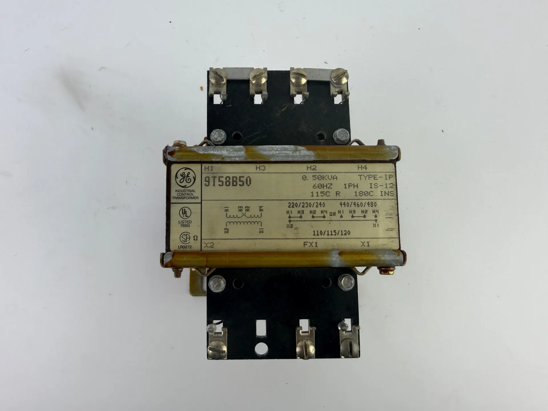 GE 9T58B50 Industrial Control Transformer 0.5 kVA 220-480V to 110-120V - Thumbnail 5