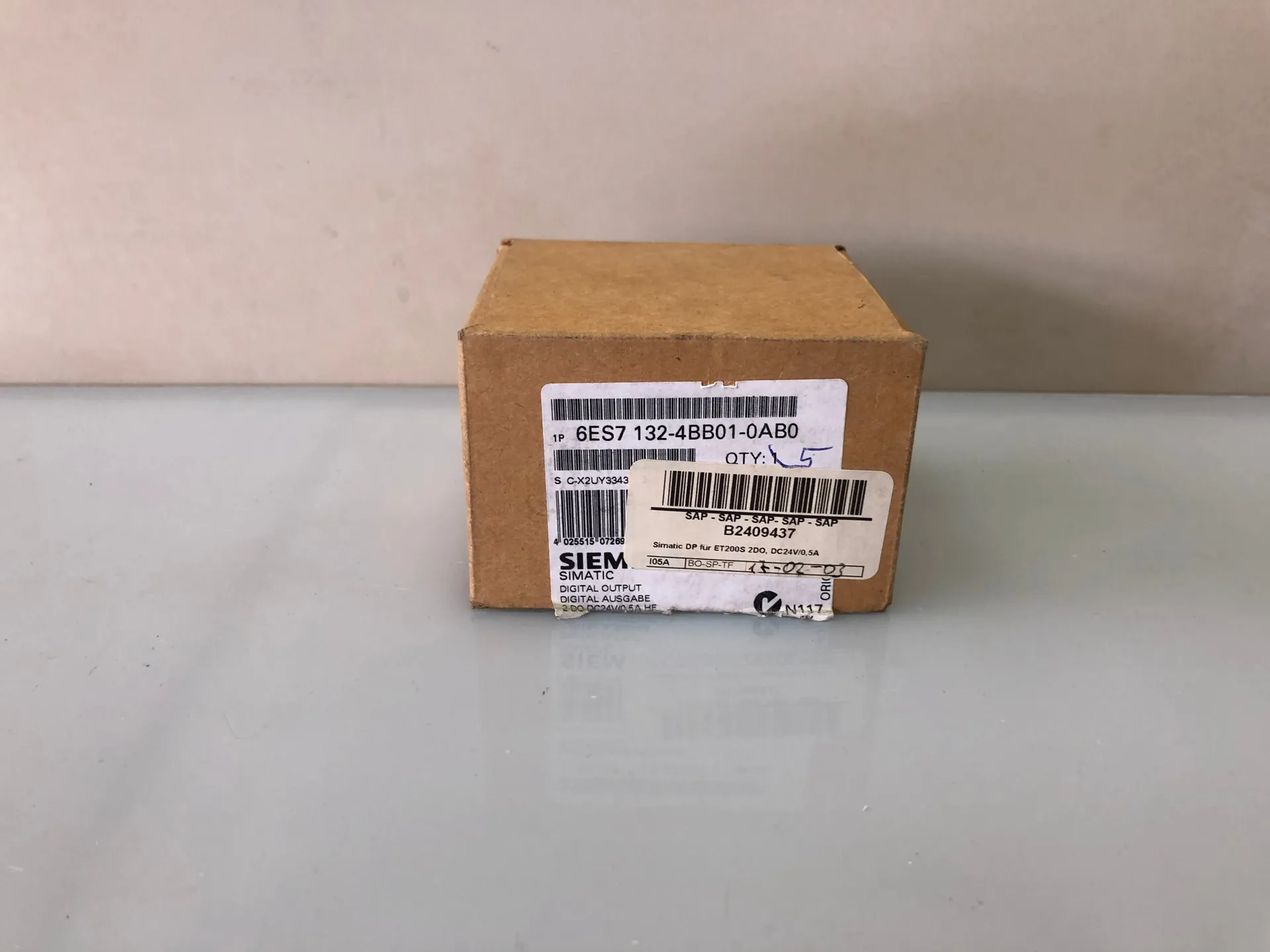 Siemens 6ES7 132-4BB01-0AB0 Electronic Module – ET 200S, 2DI, 24V DC - Thumbnail 2