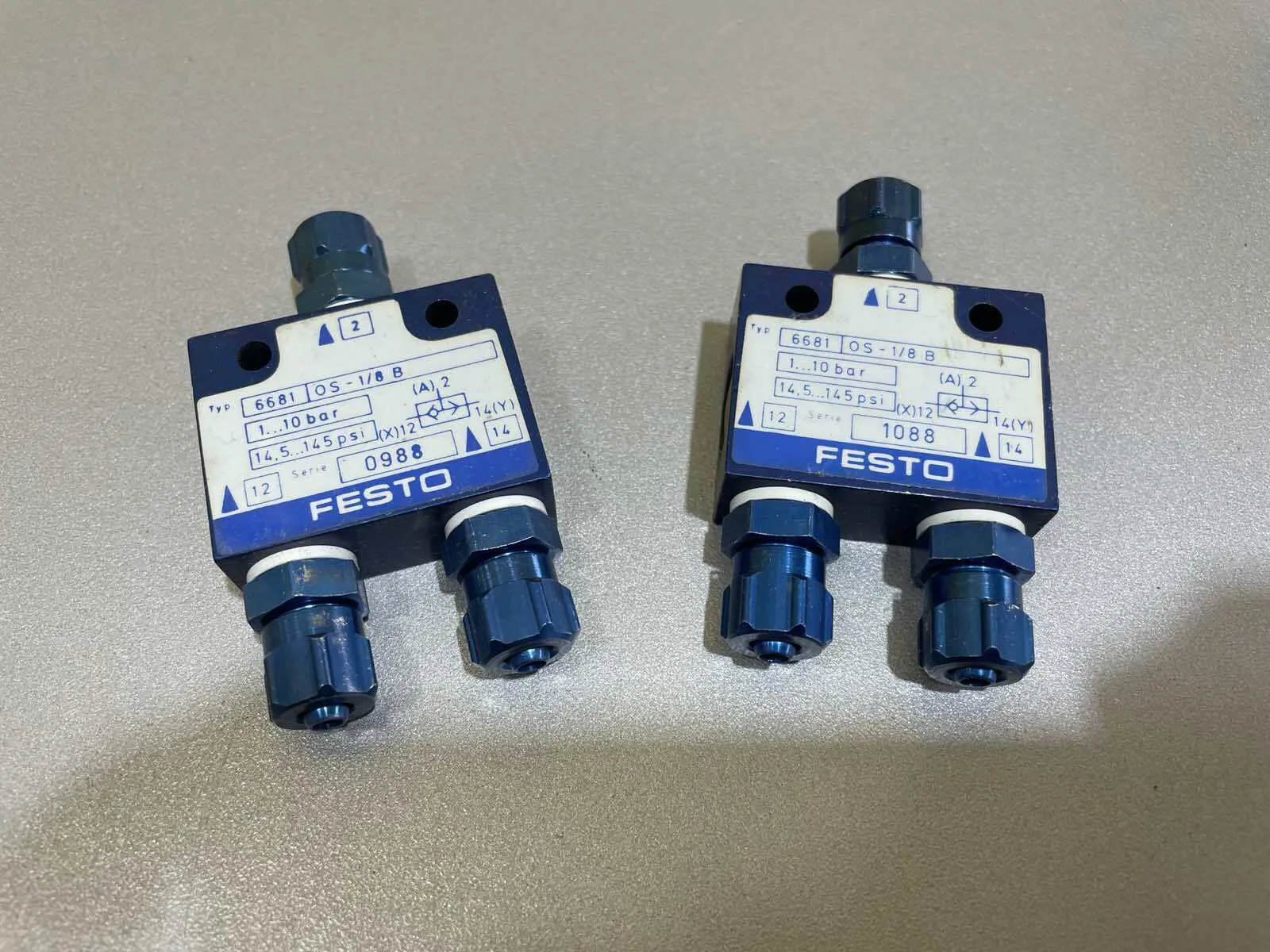 1x Festo 6681 OS-1/8 B Port OR Gate - Image 1