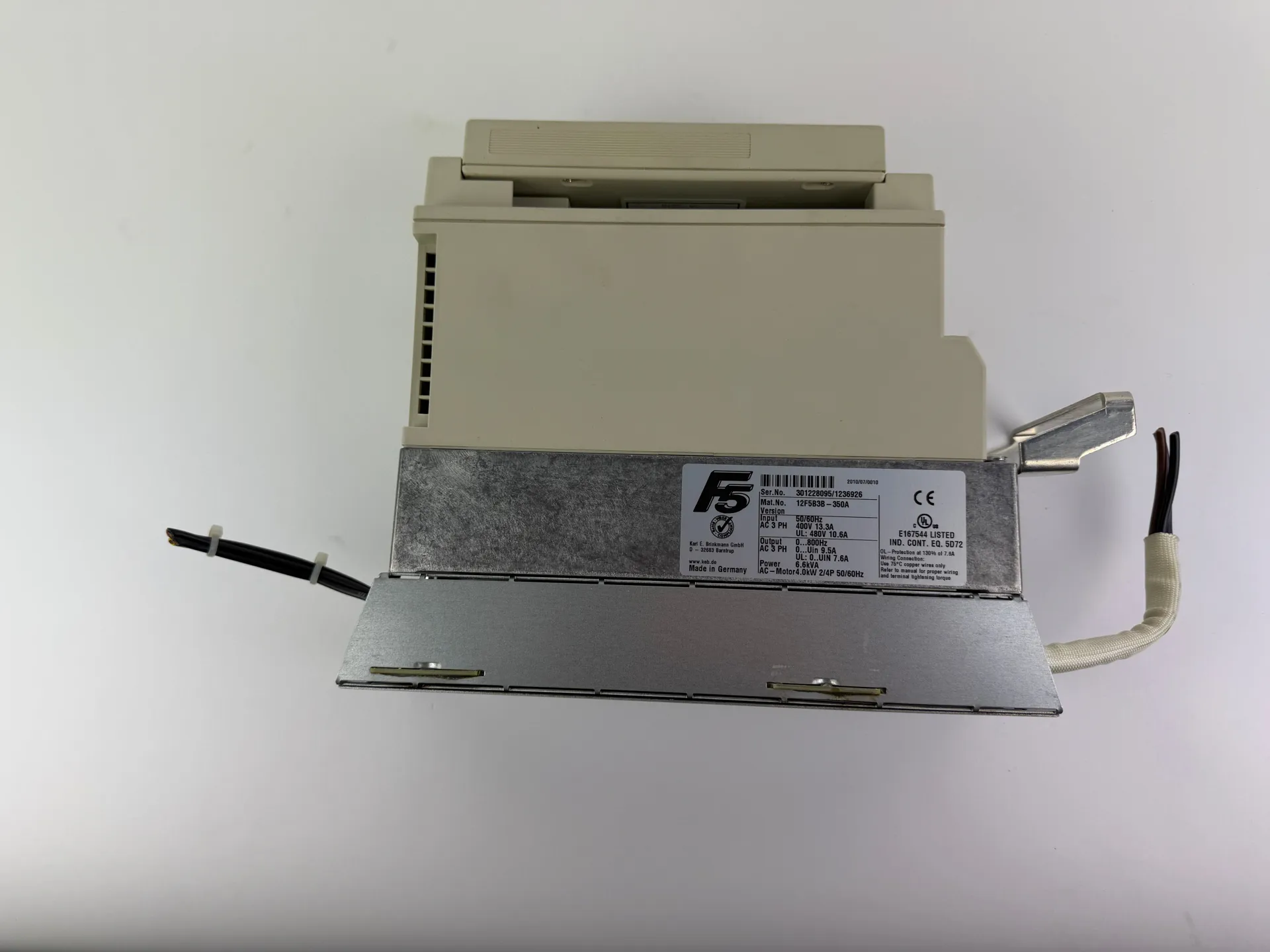 1x KEB 12F5B3B-350A Frequency Inverter, 6.6 kVA, 4.0 kW, 3-Phase, 400 V - Thumbnail 7