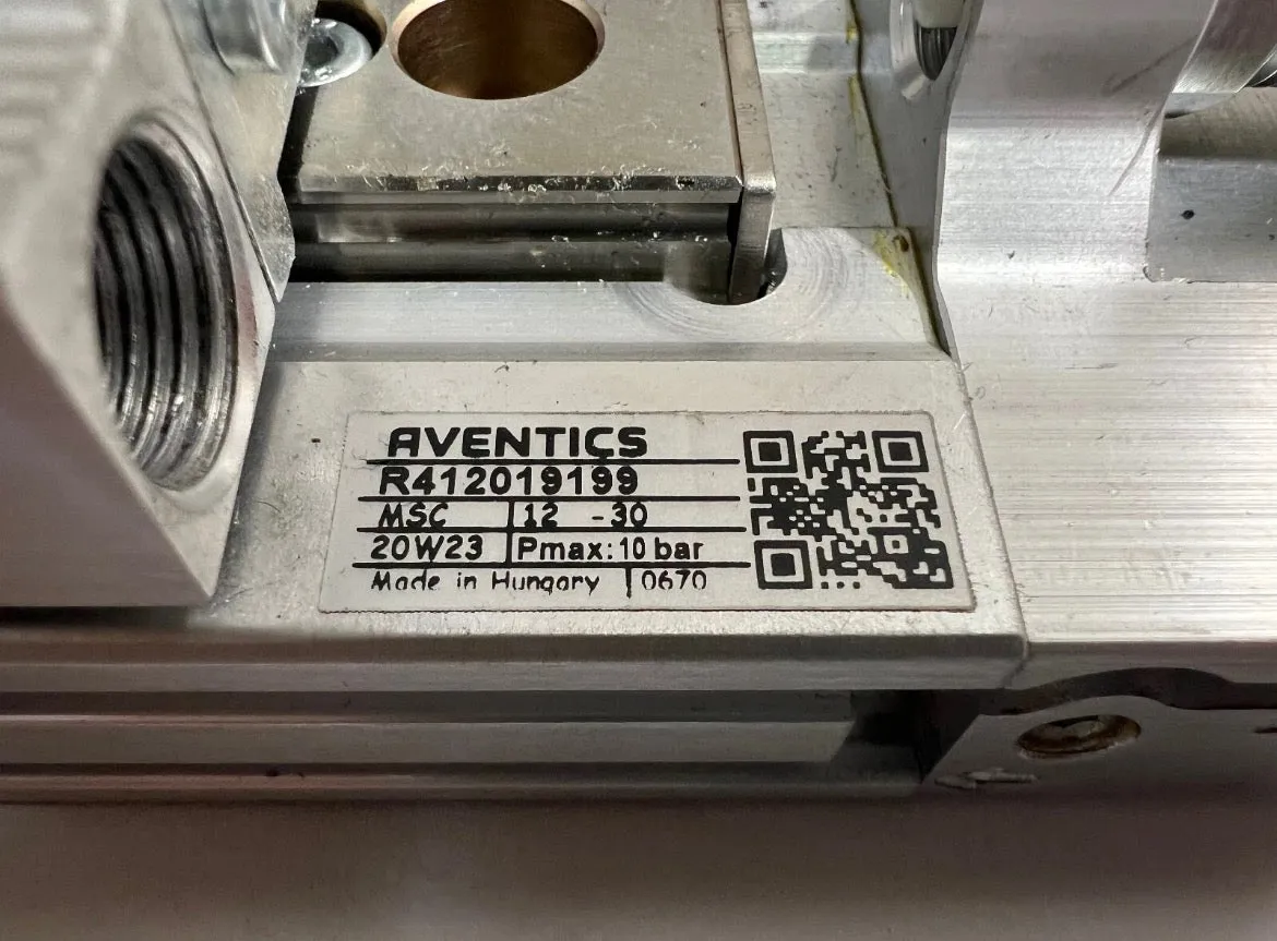 Aventics R412019199 Slide Cylinder 10Bar with Sensor & 1.2m Cable - Thumbnail 4