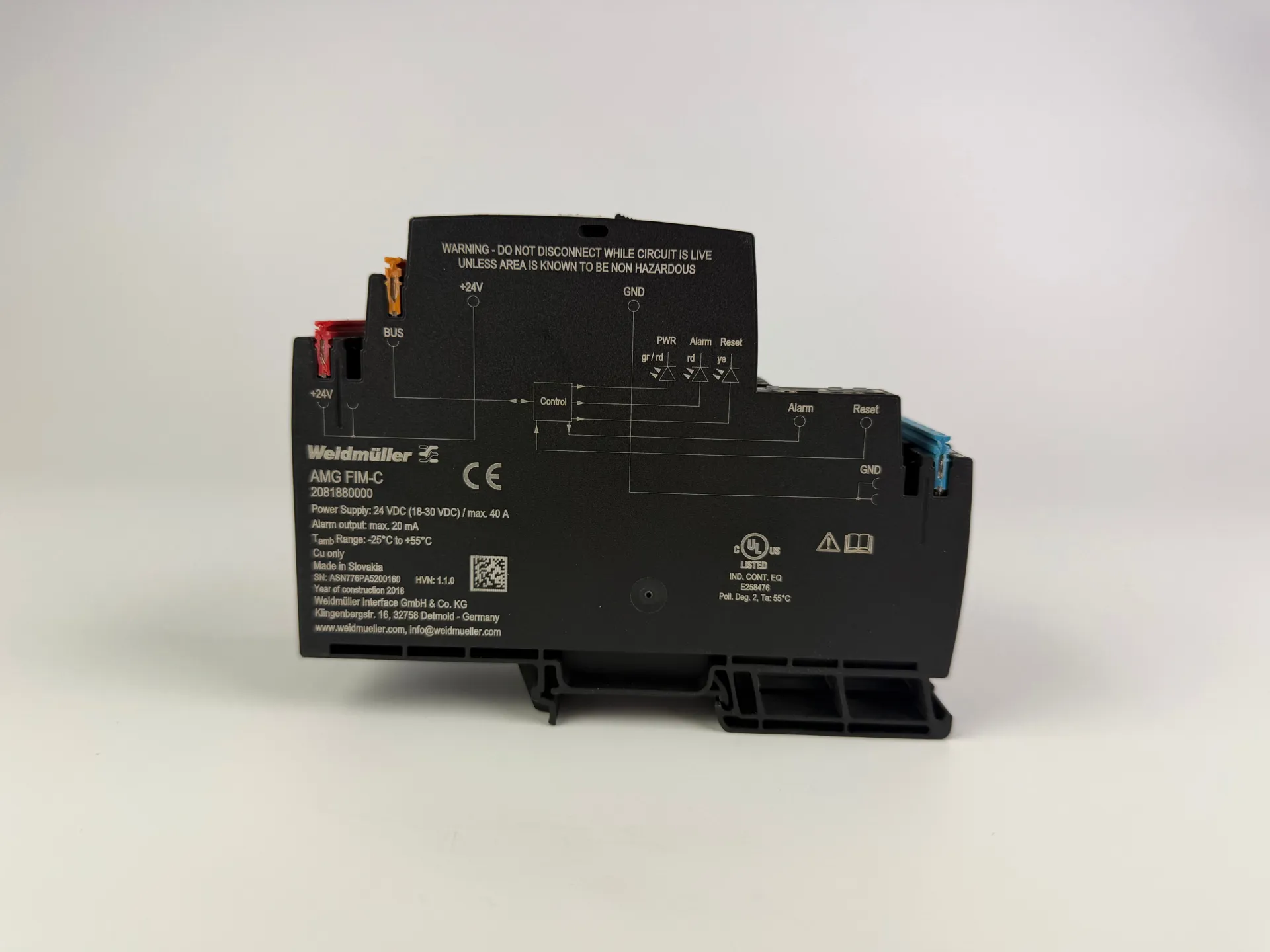 Weidmuller AMG FIM-C DIN Rail Terminal Blocks 2081880000 - Thumbnail 4