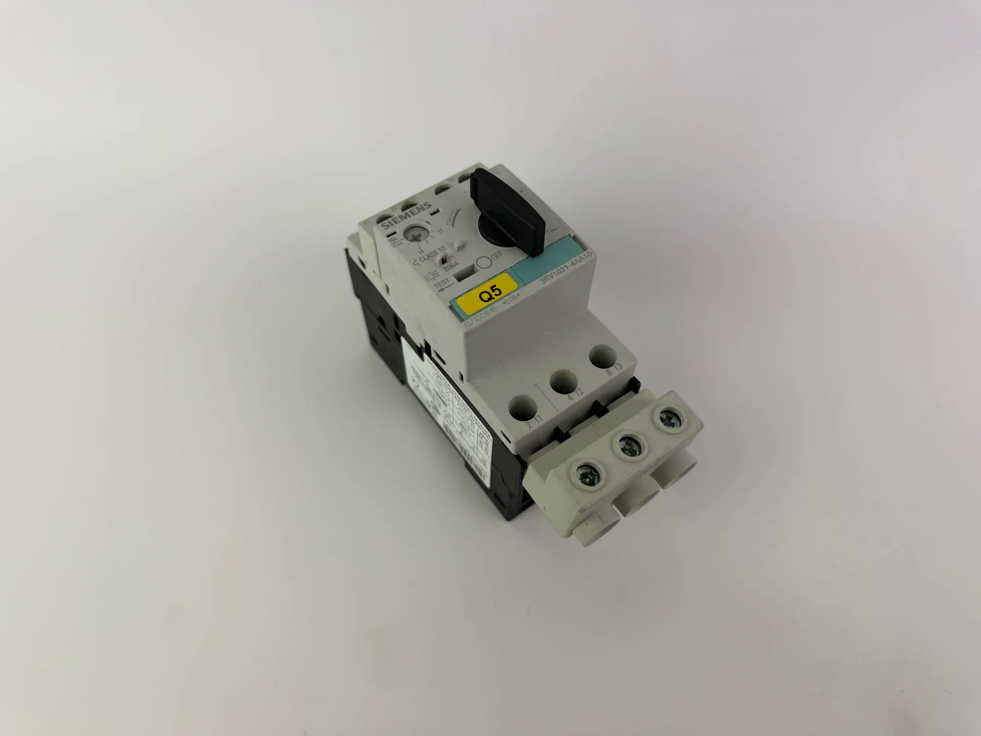 1x Siemens 3RV1021-4AA10 Motor Starter Protector Circuit Breaker - Thumbnail 2