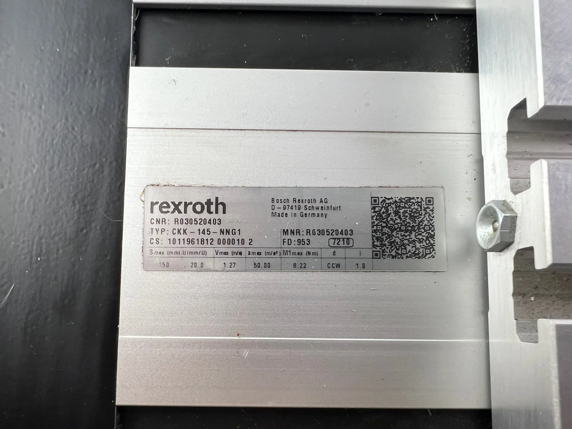 Rexroth R030520403 CKK-145-NNG1 Compact Module + R911306060 MSK040C-0600-NN-M1-UG0-NNNN Motor + 2 Cables + Sensors - Thumbnail 5