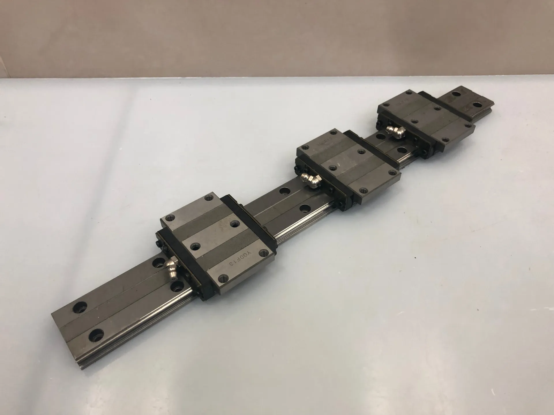 THK HRW21C Linear Guide – 3 Blocks on 380mm Rail - Thumbnail 2