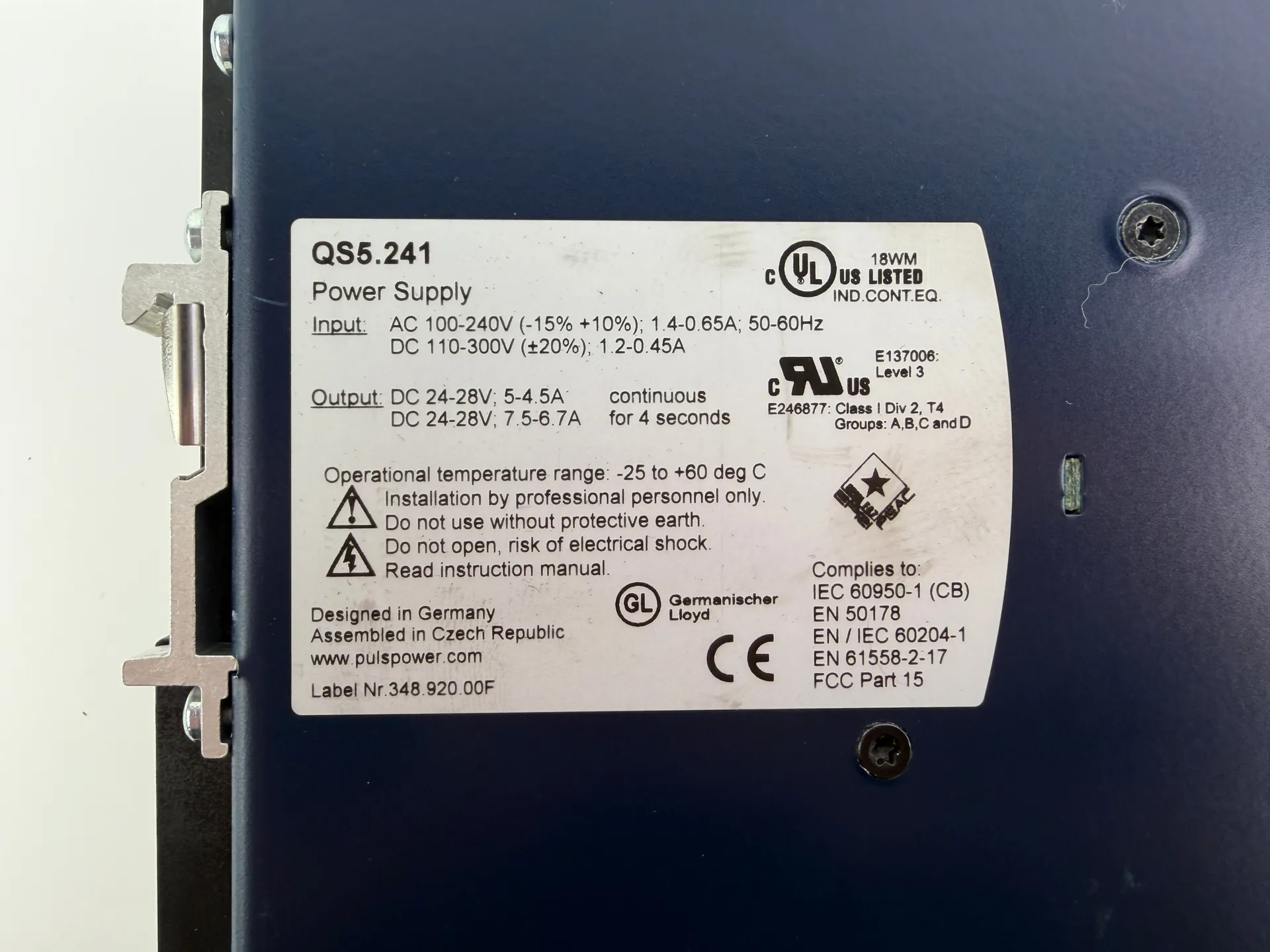1x PULS QS5.241 Power Supply - Thumbnail 3