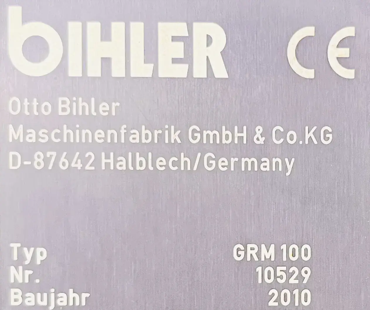 Bihler GRM 100 - Thumbnail 19