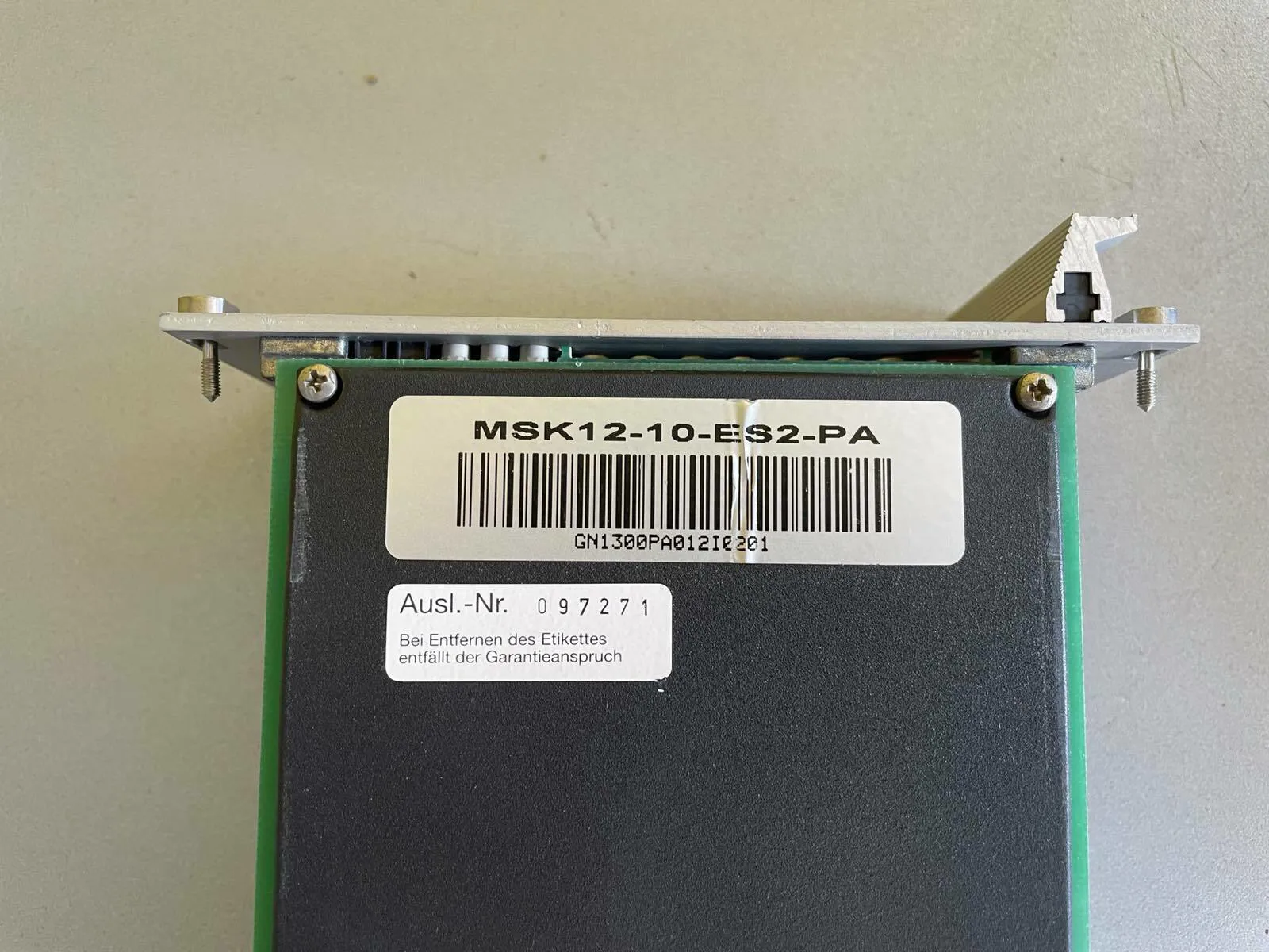 1x BAUTZ MSK12-10-ES2-PA Servo Drive Amplifier - Image 1