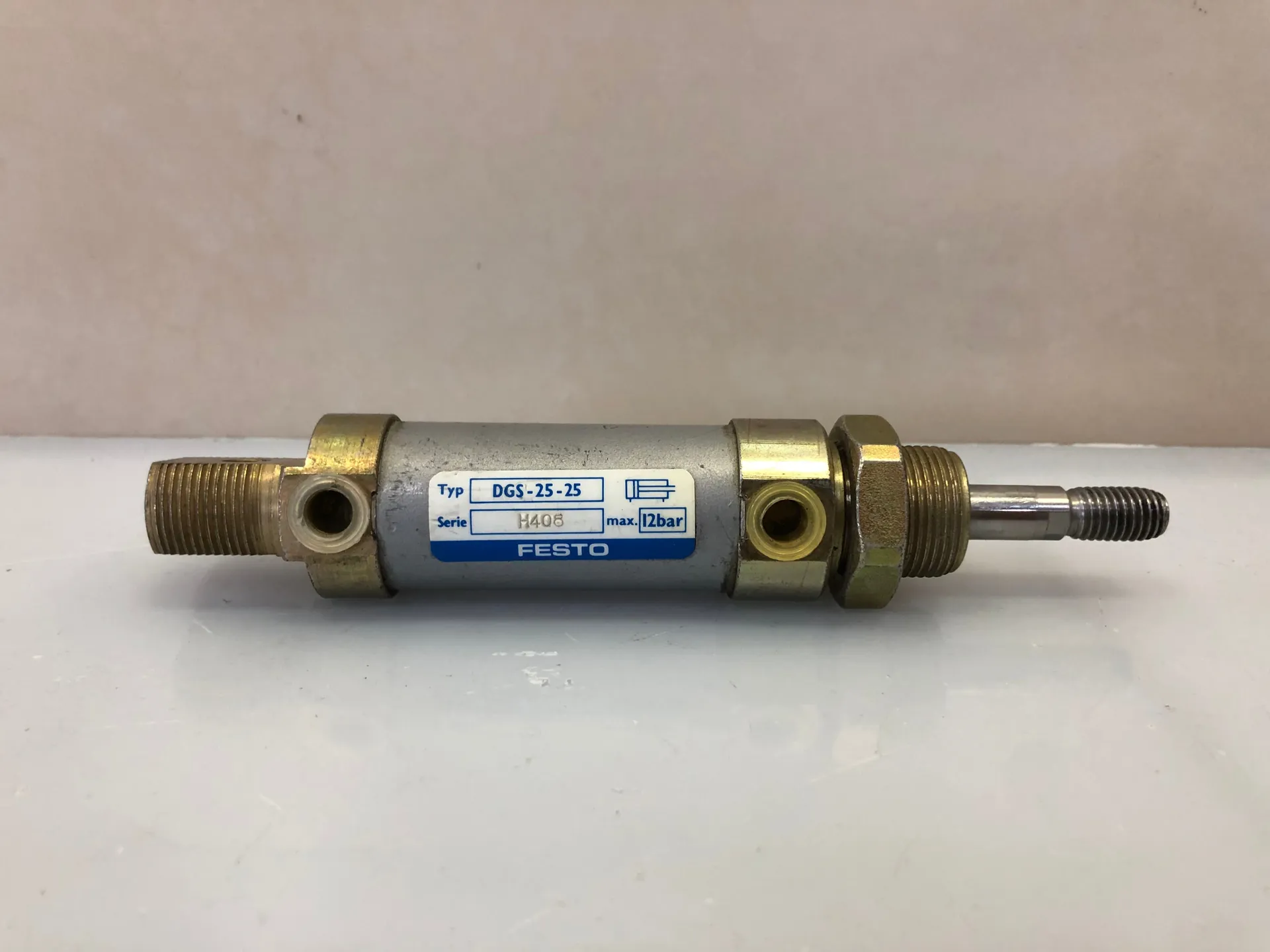 Festo DGS-25-25 H408 Pneumatic Cylinder 25mm Bore 25mm Stroke Double Acting - Image 1
