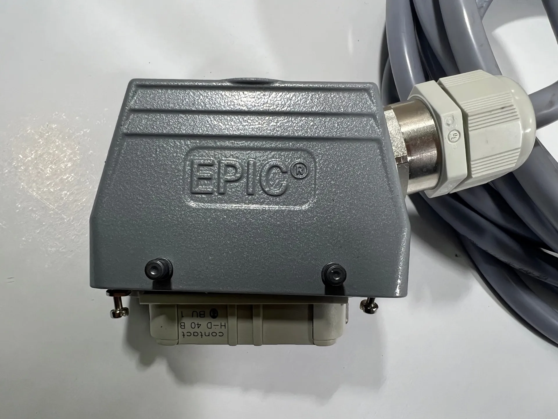 Epic Contact H-D 40 B Connector and Housing with 6m cable - Thumbnail 4