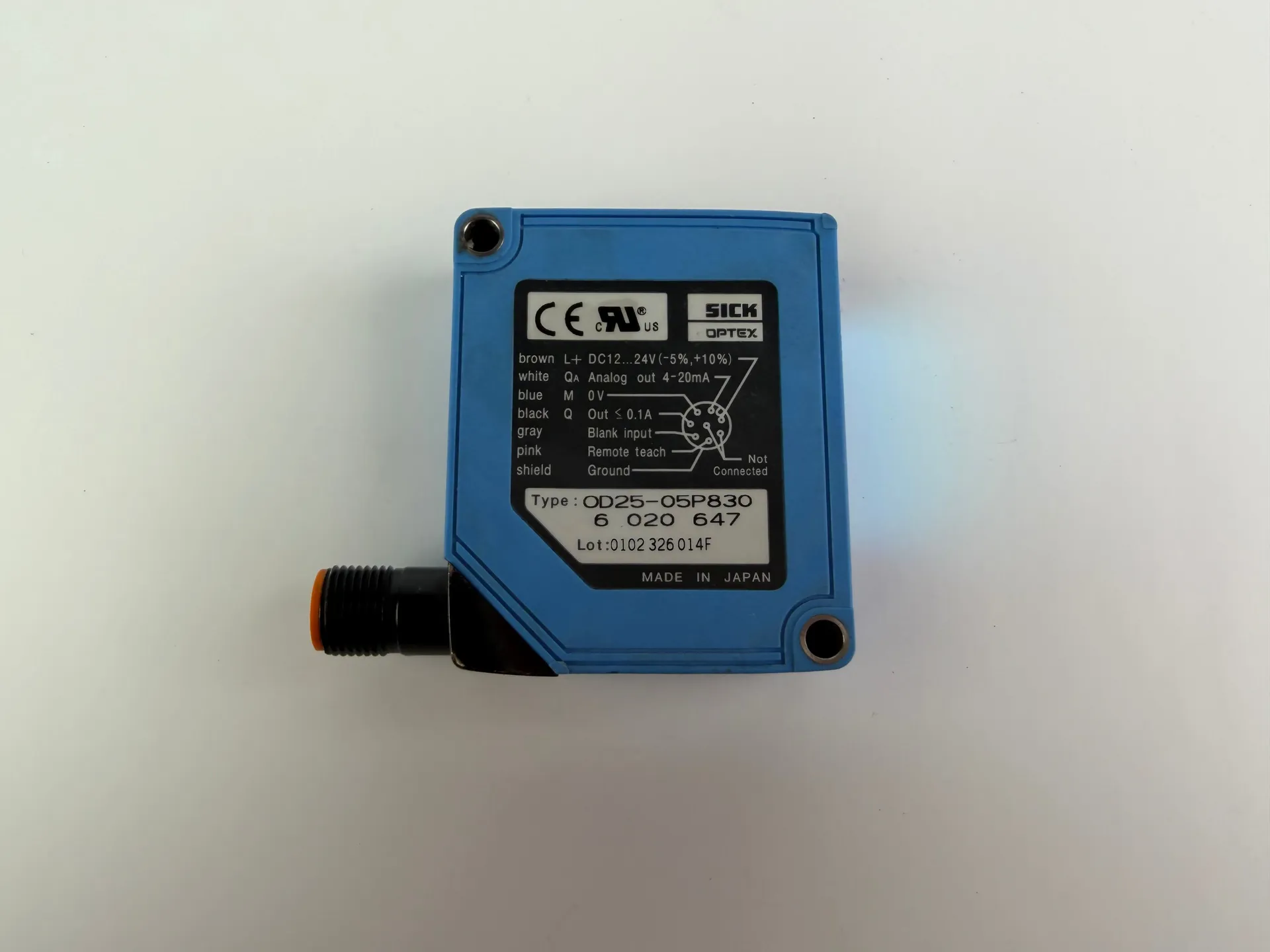 SICK OD25-05P830 Laser Distance Sensor – 6020647