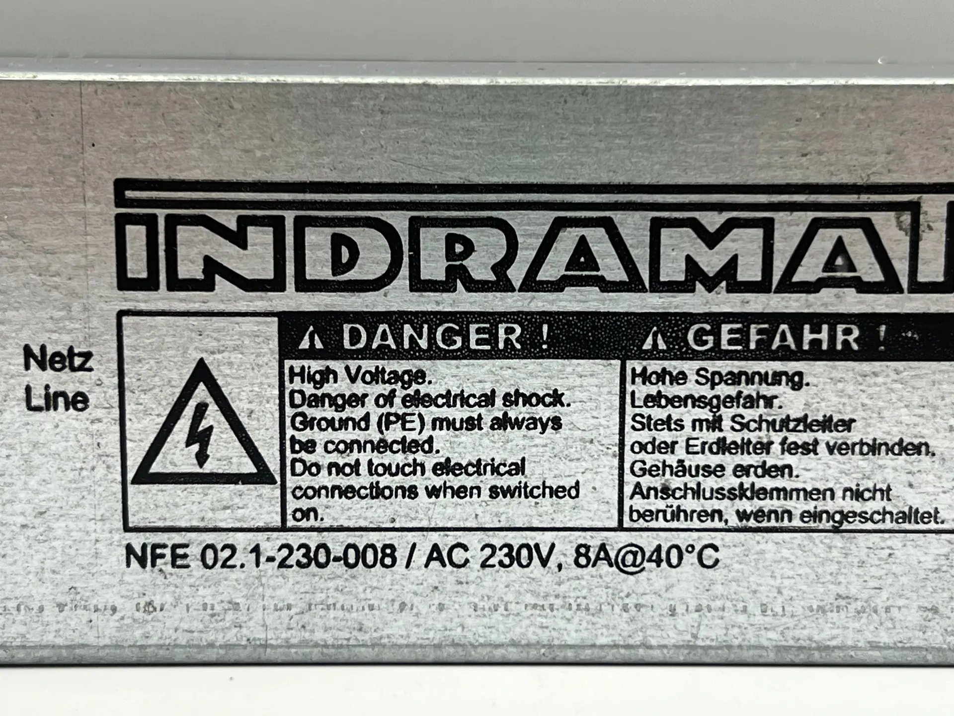 1x Indramat NFE02.1-230-008 Power Line Filter 230V AC 8A - Image 1