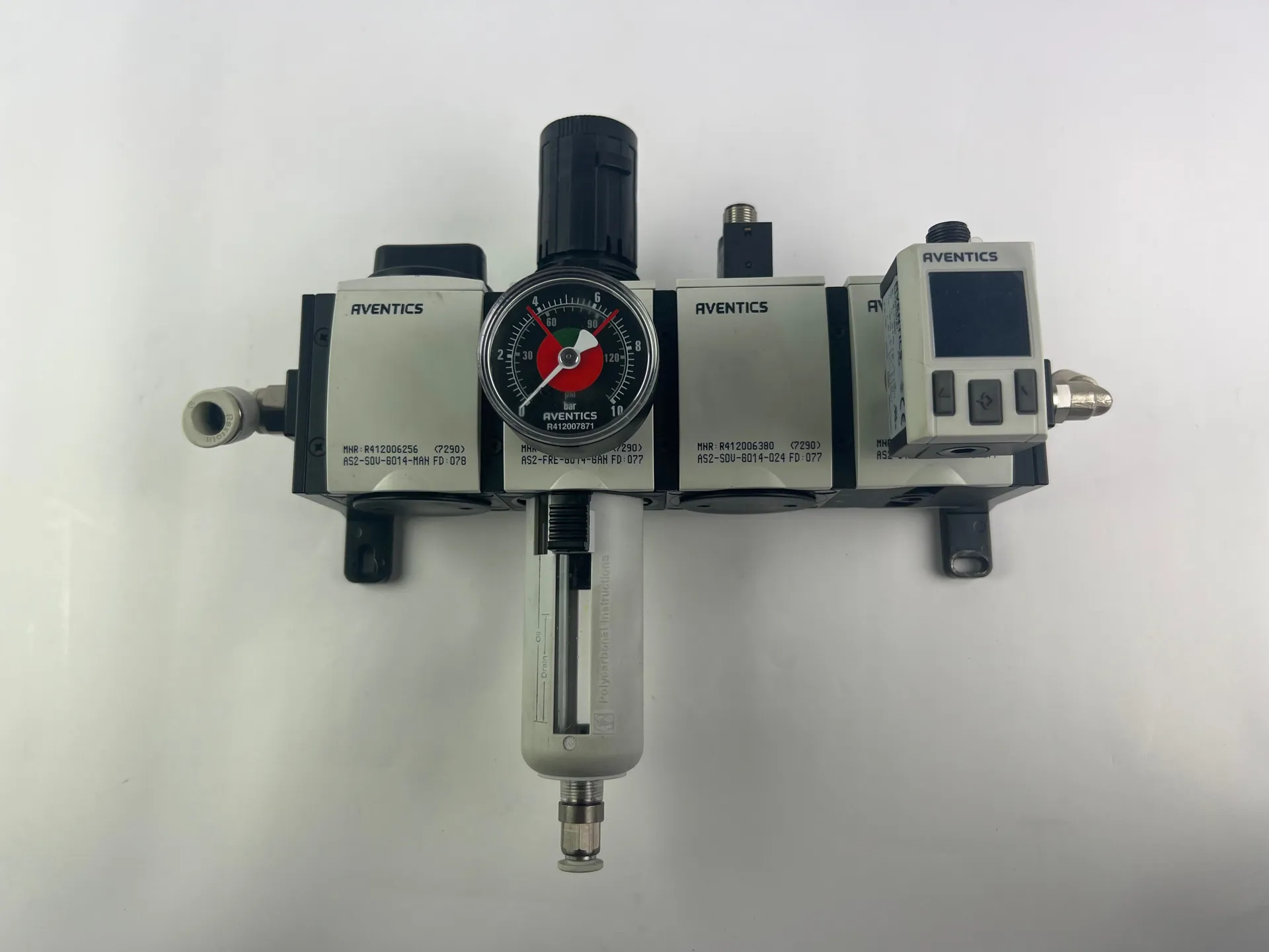 Aventics R412006256 R412006175 R412006380 R412006250 + R412010767 Pressure Regulating Valves - Image 1