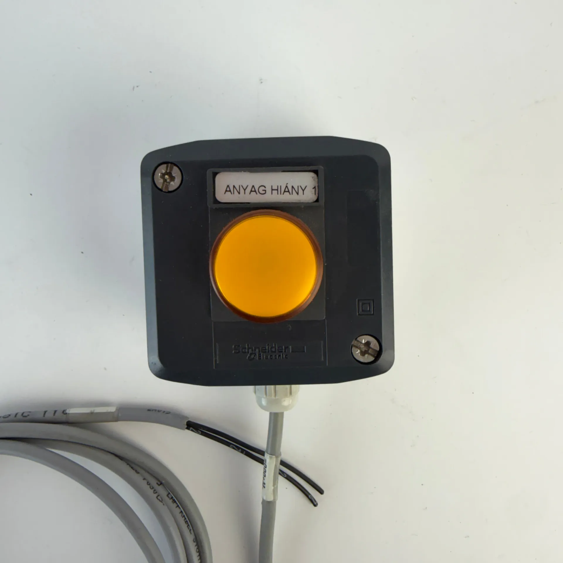 Lot of 2 Schneider Electric Harmony XALD Yellow/Amber Pilot Light Control Stations - Thumbnail 3