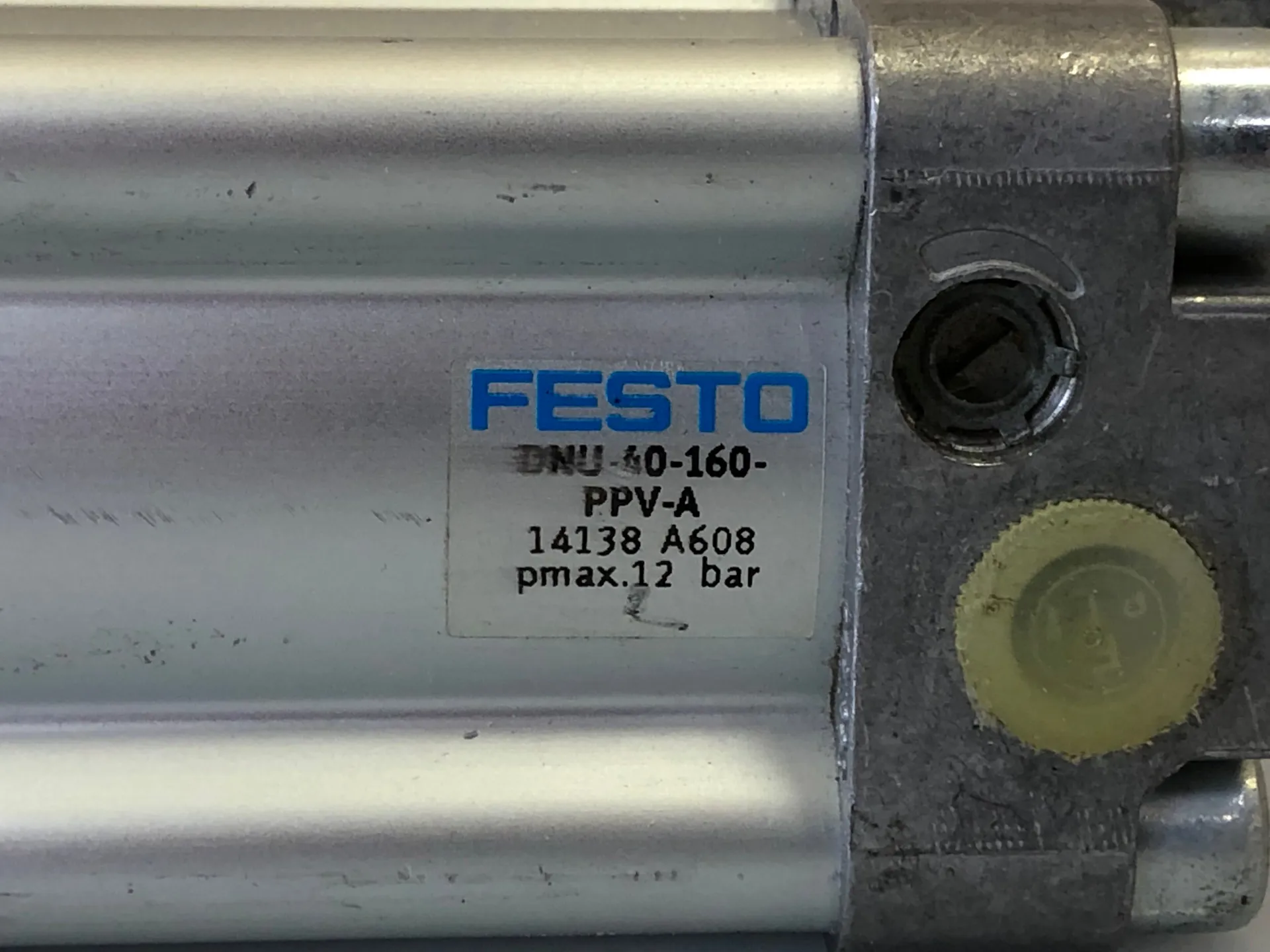 FESTO DNU‑40‑160‑PPV‑A ISO Cylinder – 40 mm Bore, 160 mm Stroke (P/N 14138) - Thumbnail 3