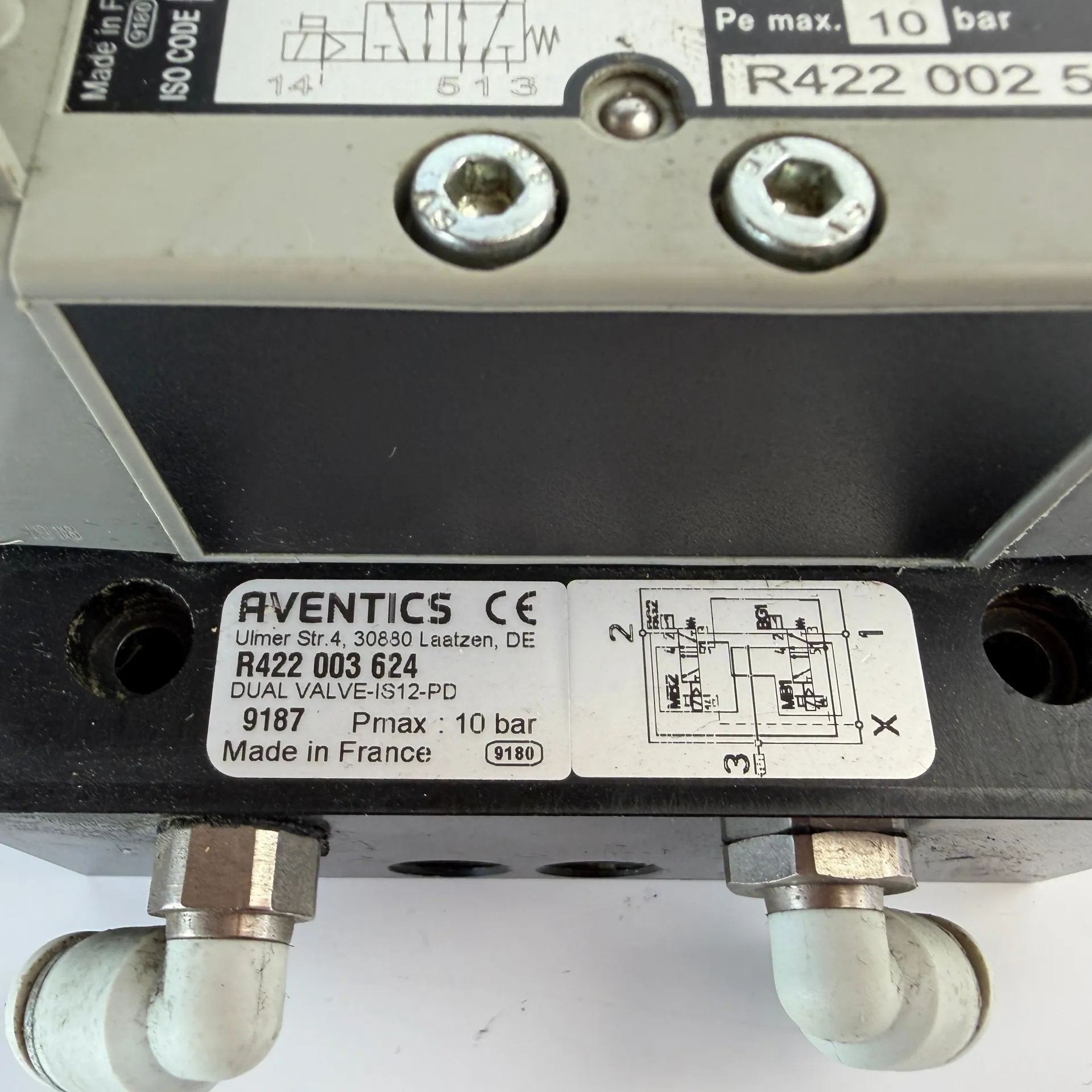AVENTICS Dual 5/2 Directional Valve R422 002 577 w/ Island R422 003 624 Sensors Coils - Thumbnail 7