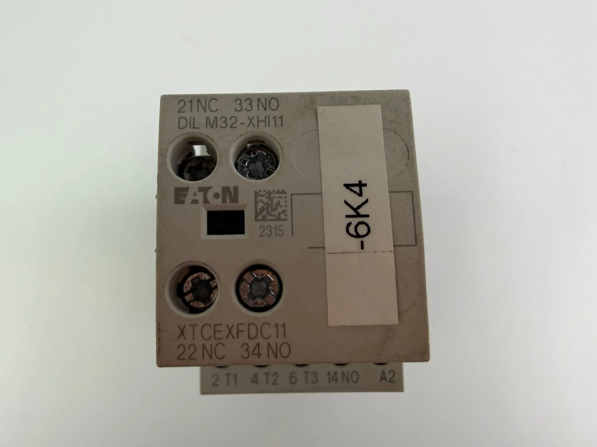 Eaton Moeller XTCE012B10 Contactor + DIL M32-XHI11 Auxiliary Contact Block (21NC / 33NO) - Thumbnail 2