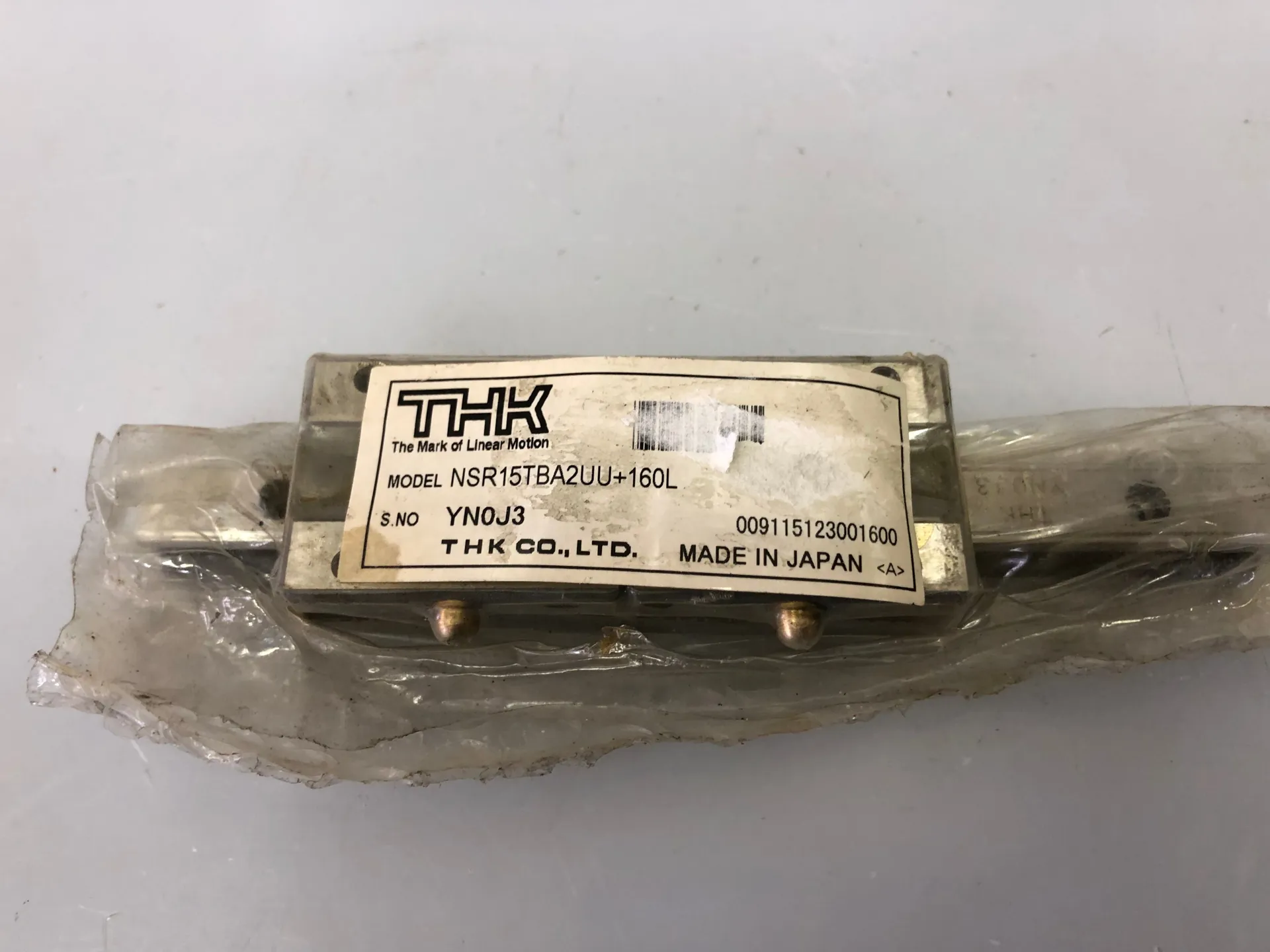 THK NSR15TBA2UU+160L Linear Guide – 2 Blocks with 160mm Rail - Thumbnail 3