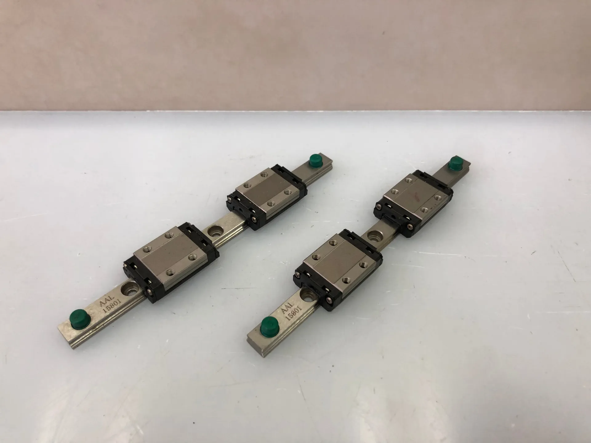 1x THK 2SRS9MSS+135LM Miniature Linear Guide – 2 Blocks with 135mm Rail - Image 1