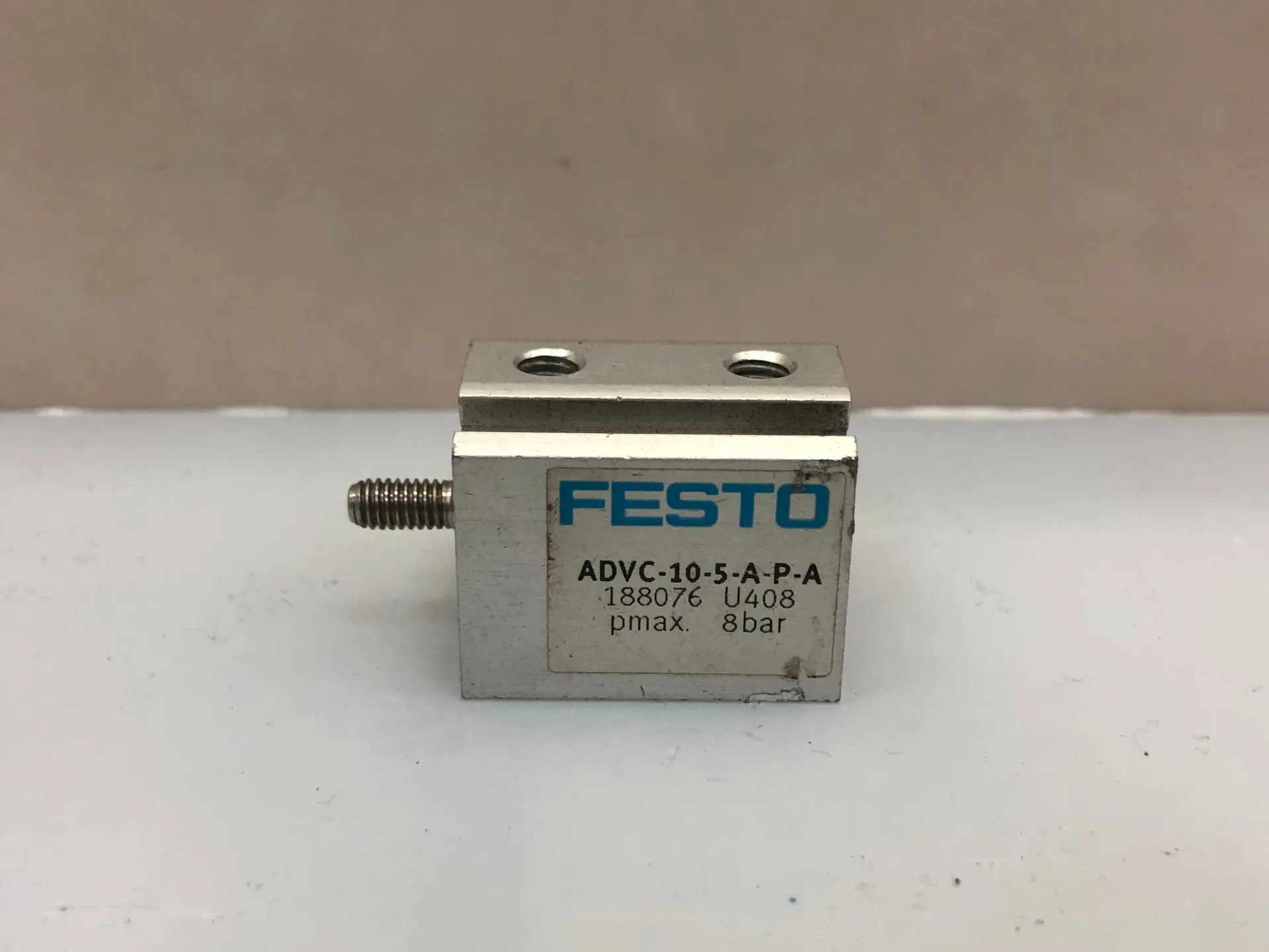FESTO ADVC-10-5-A-P-A 188076 Compact Pneumatic Cylinder 10mm Bore 5mm Stroke - Image 1