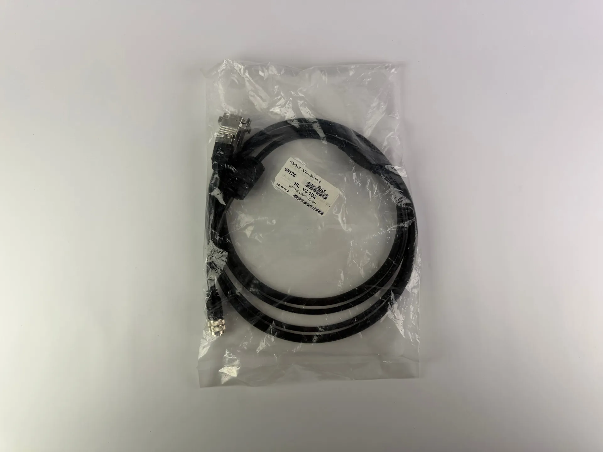 Matrix Vision KS-BLX-VGA-USB 01.0 Camera Cable – DB15F to 12-Pin – New - Thumbnail 2