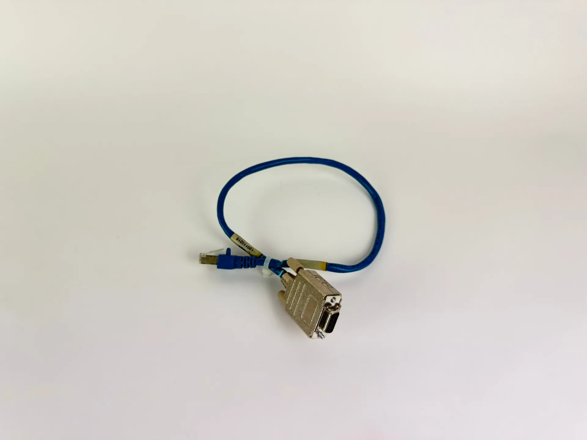 1x RJ45 to DB9 RS232 Serial Adapter Cable 30cm CAT5e Industrial PLC CNC - Thumbnail 2