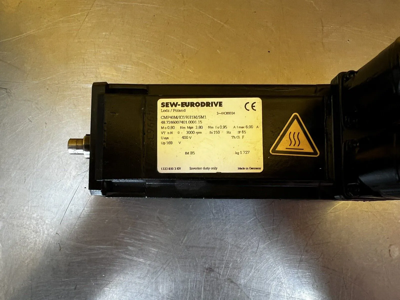 SEW-EURODRIVE Motor CPM40M/KY/RH1M/SM1 - Thumbnail 2