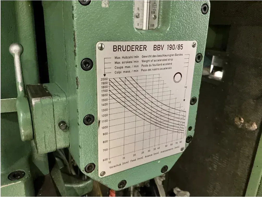 Bruderer BSTA 25 EL High-Speed Stamping Press 250 kN, 1,425 spm, 2020 Control Upgrade - Thumbnail 8