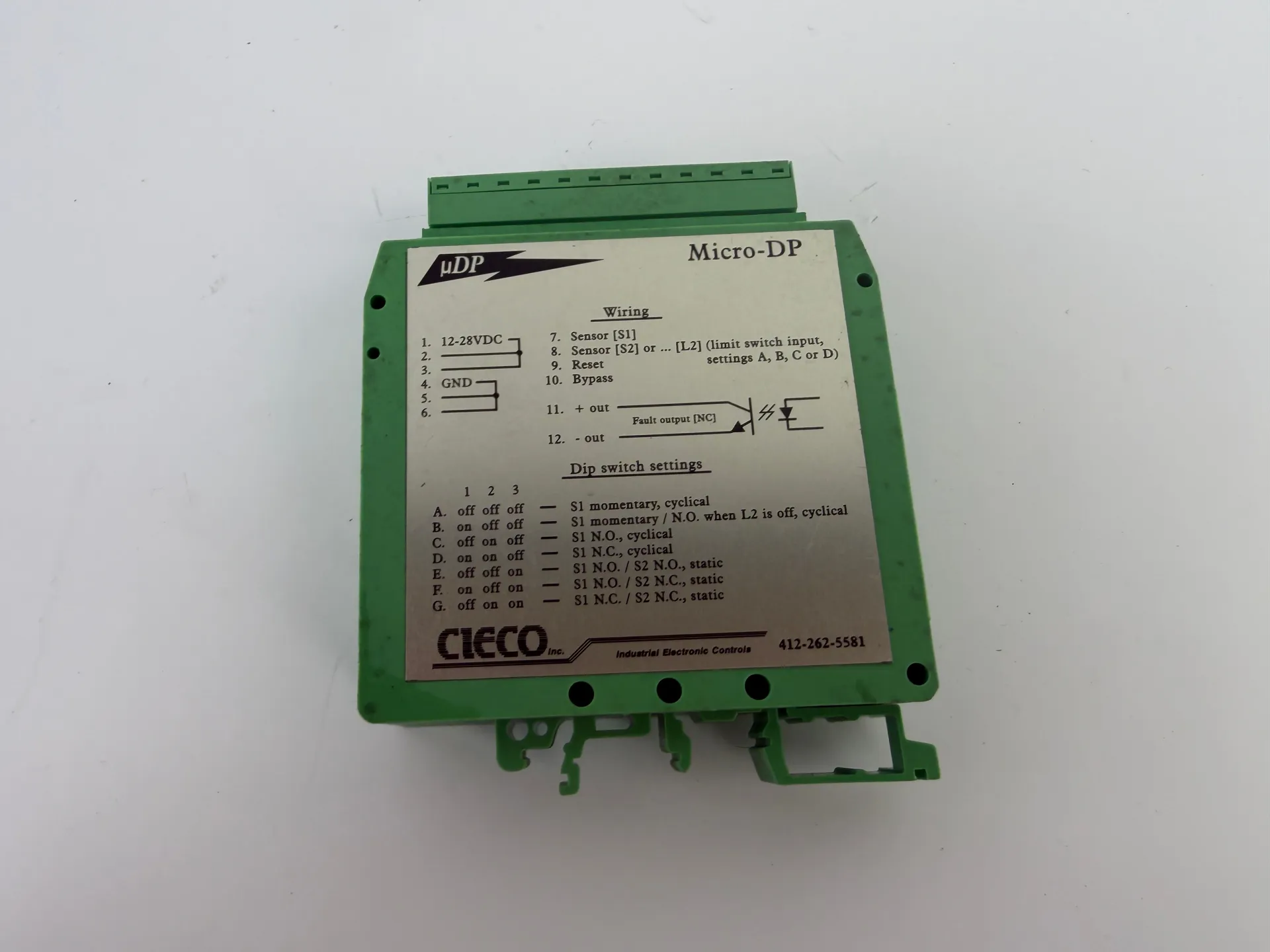CIECO Micro-DP Control Interface Module 12-28VDC Industrial Electronic Controls - Thumbnail 4