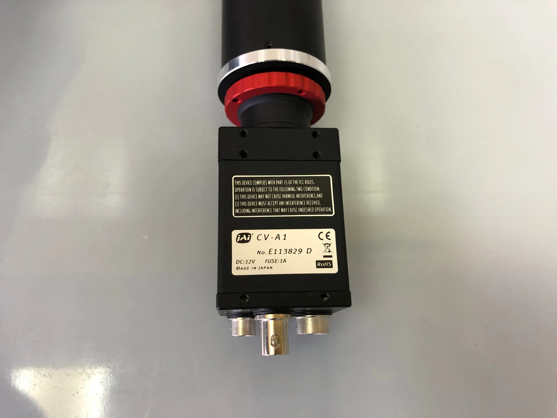 JAI CV-A1 CCD Video Camera with IB/E TZS24-0.33-145 Telecentric Lens - Thumbnail 4