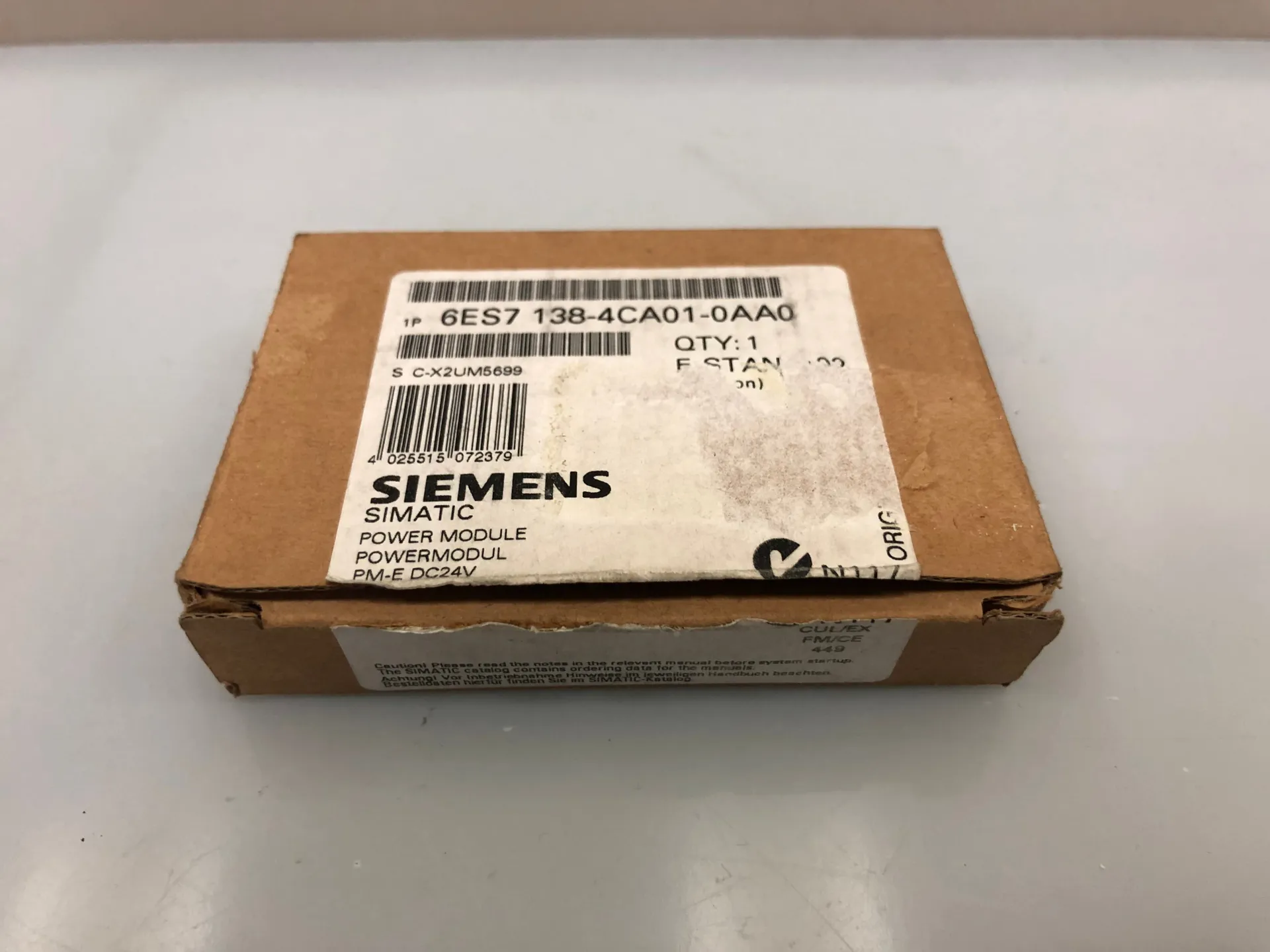 Siemens 6ES7 138-4CA01-0AA0 Power Module – ET 200S - Thumbnail 3