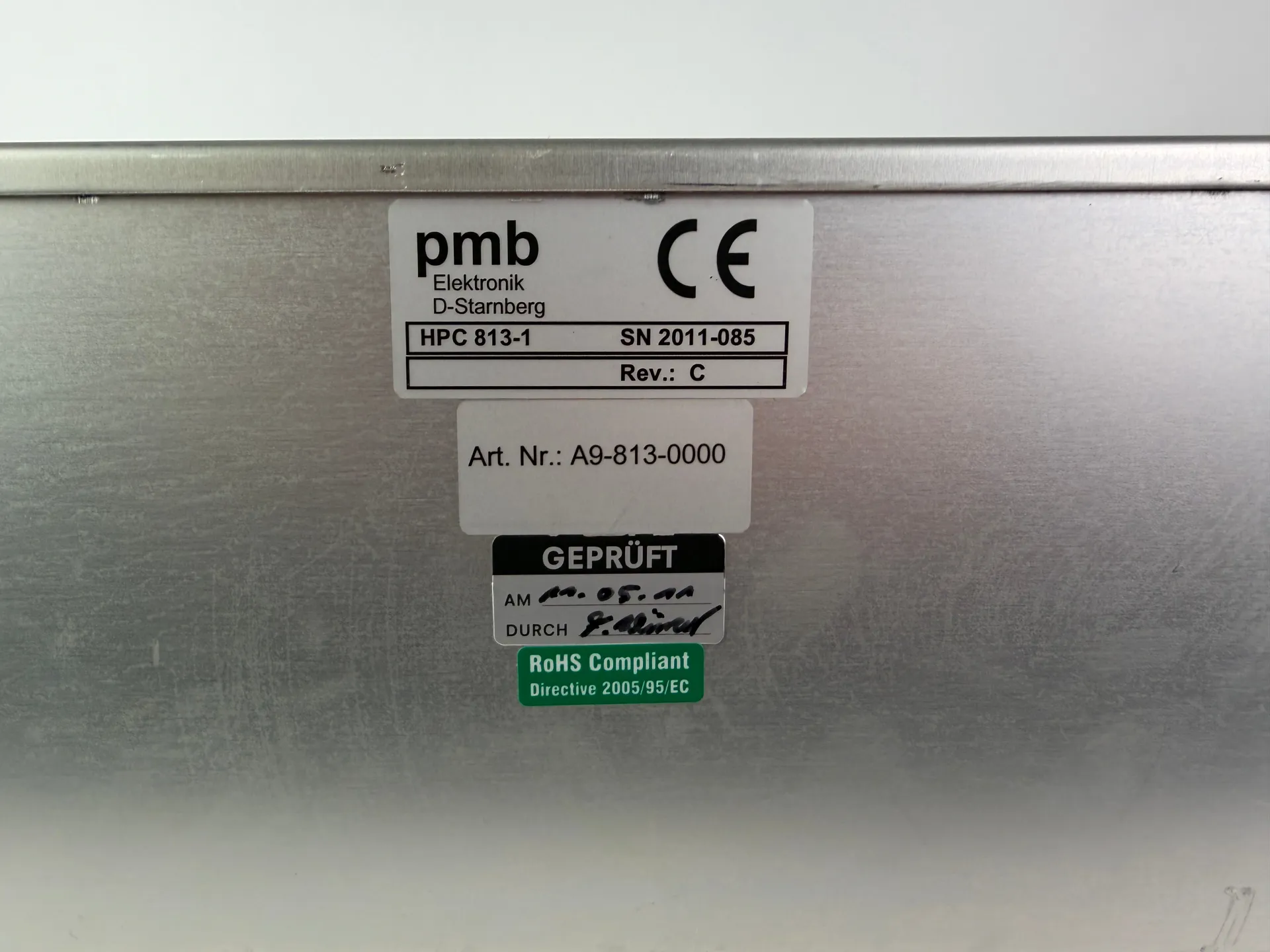 1x PMB Electronics HPC 813-1 Laser Power Supply Rev C ROFIN - Thumbnail 7