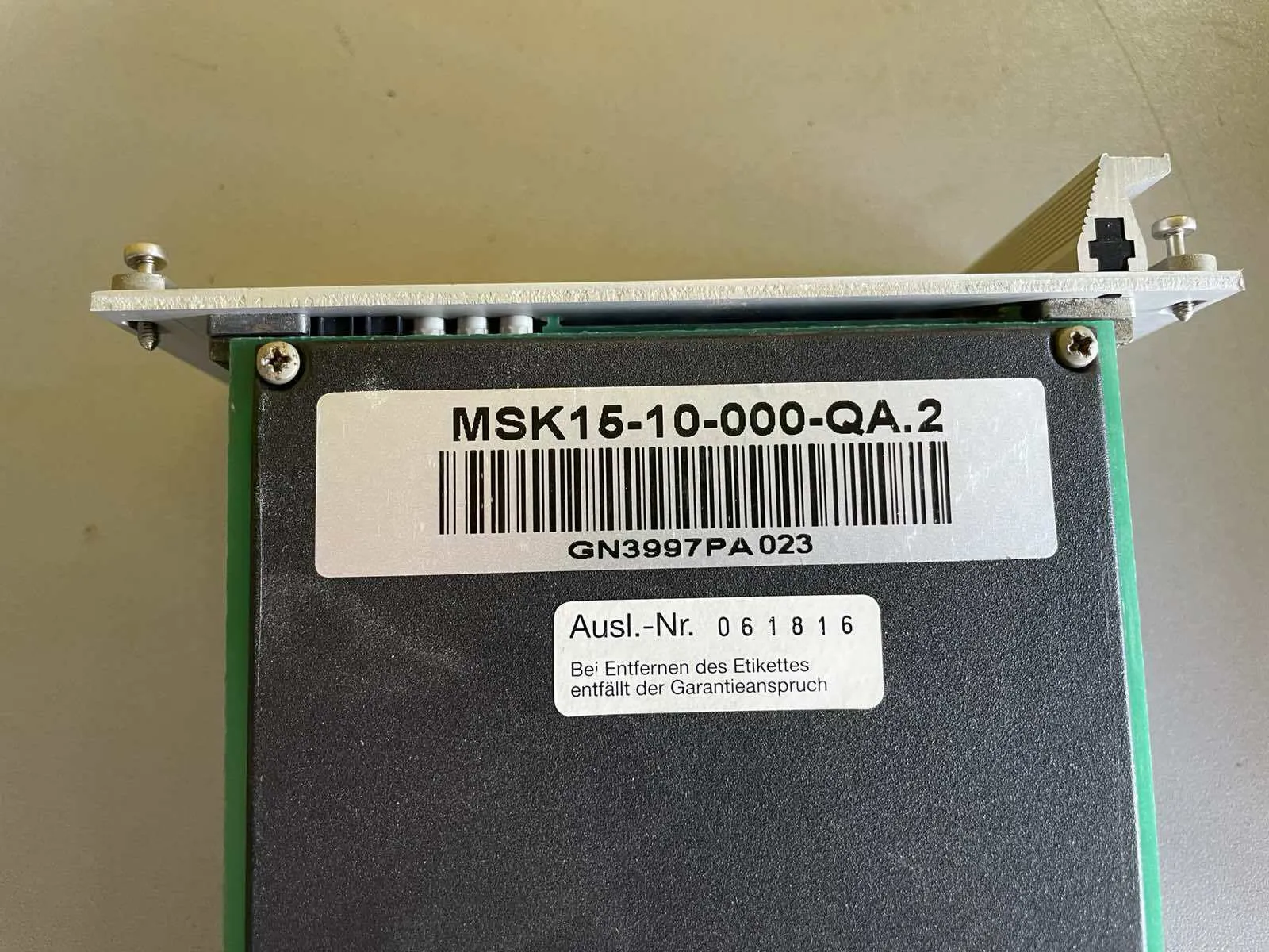 1x BAUTZ MSK15-10-000-QA.2 QA Servo Drive Amplifier - Thumbnail 3