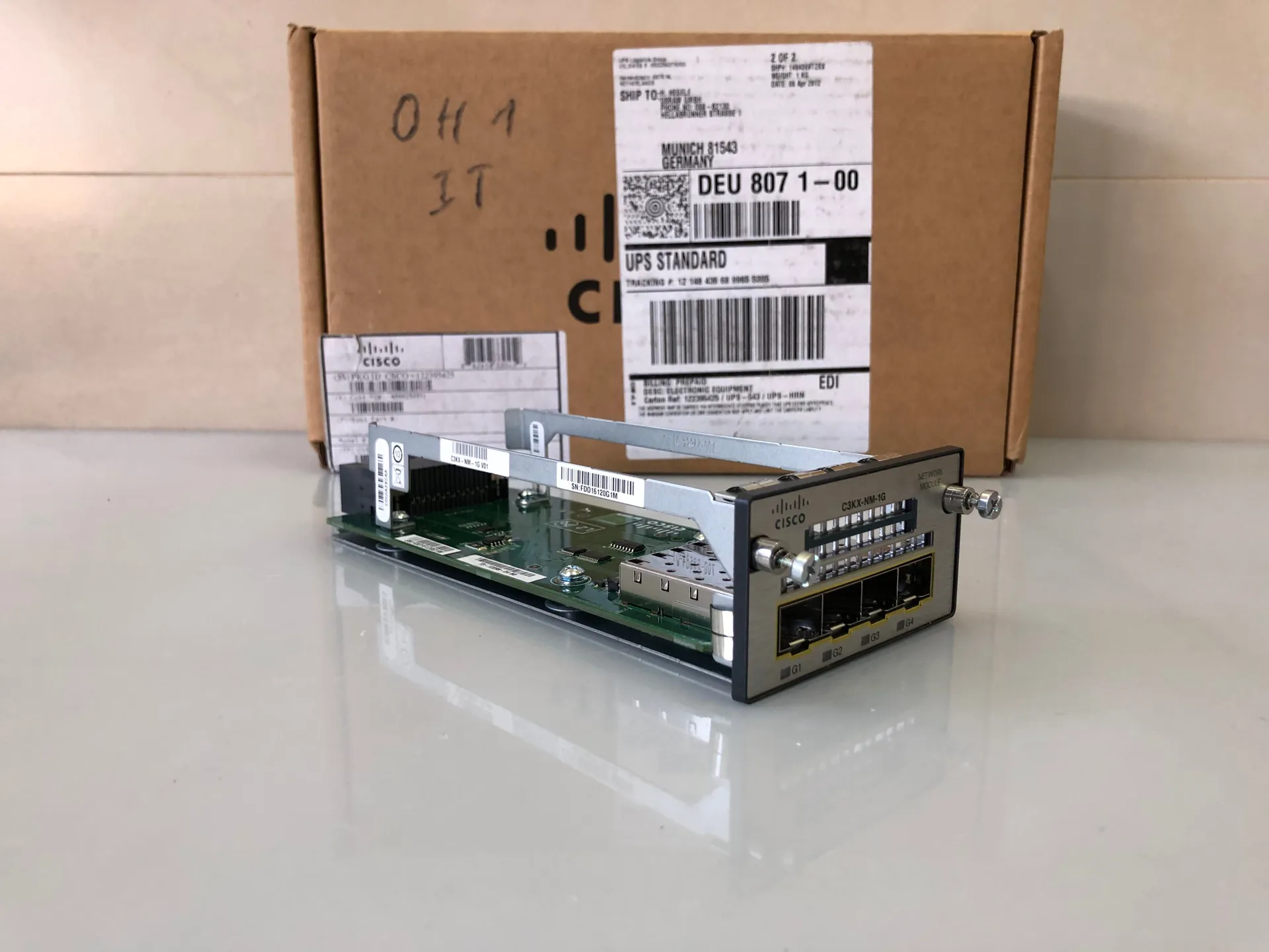 Cisco C3KX-NM-1G CATALYST 3K-X 1G Network Module - Thumbnail 5