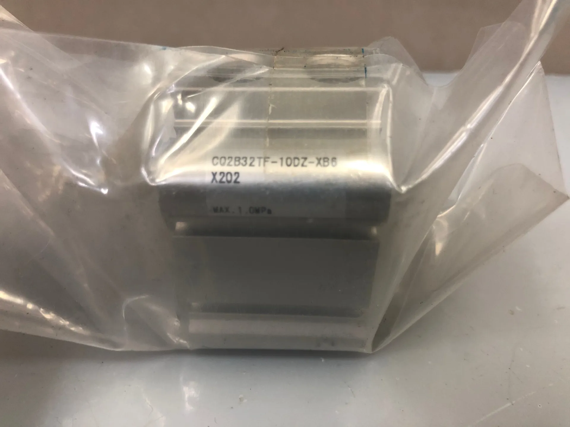 1x SMC CQ2B32TF-10DZ-XB6 Compact Pneumatic Cylinder - Thumbnail 2
