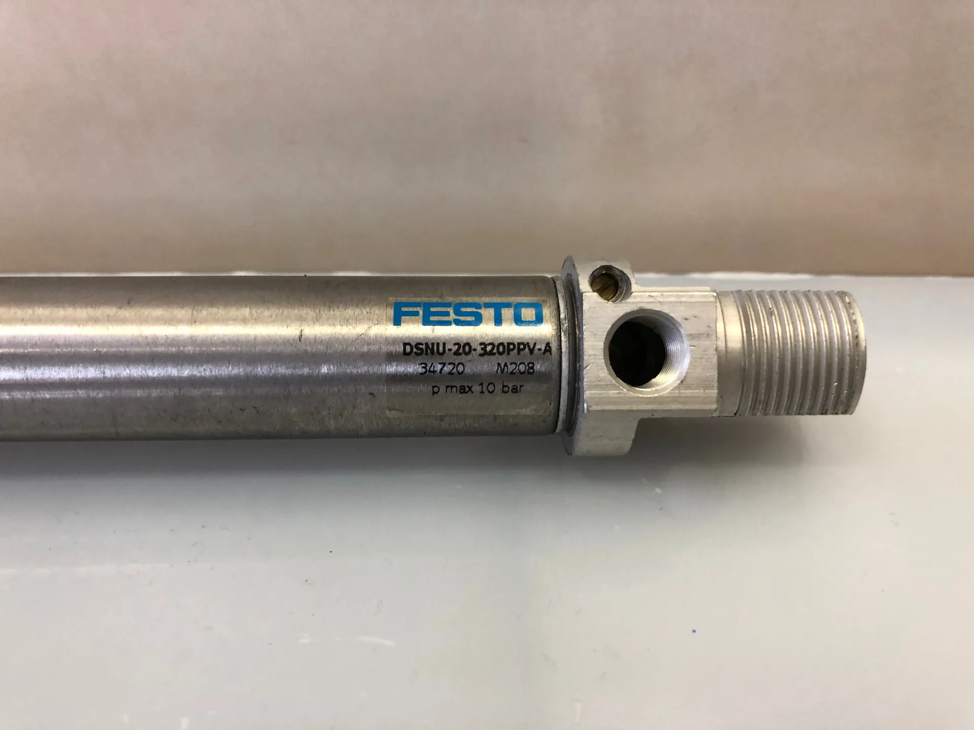 Festo DSNU-20-320-PPV-A 34720 Pneumatic Cylinder 20mm Bore 320mm Stroke - Thumbnail 2
