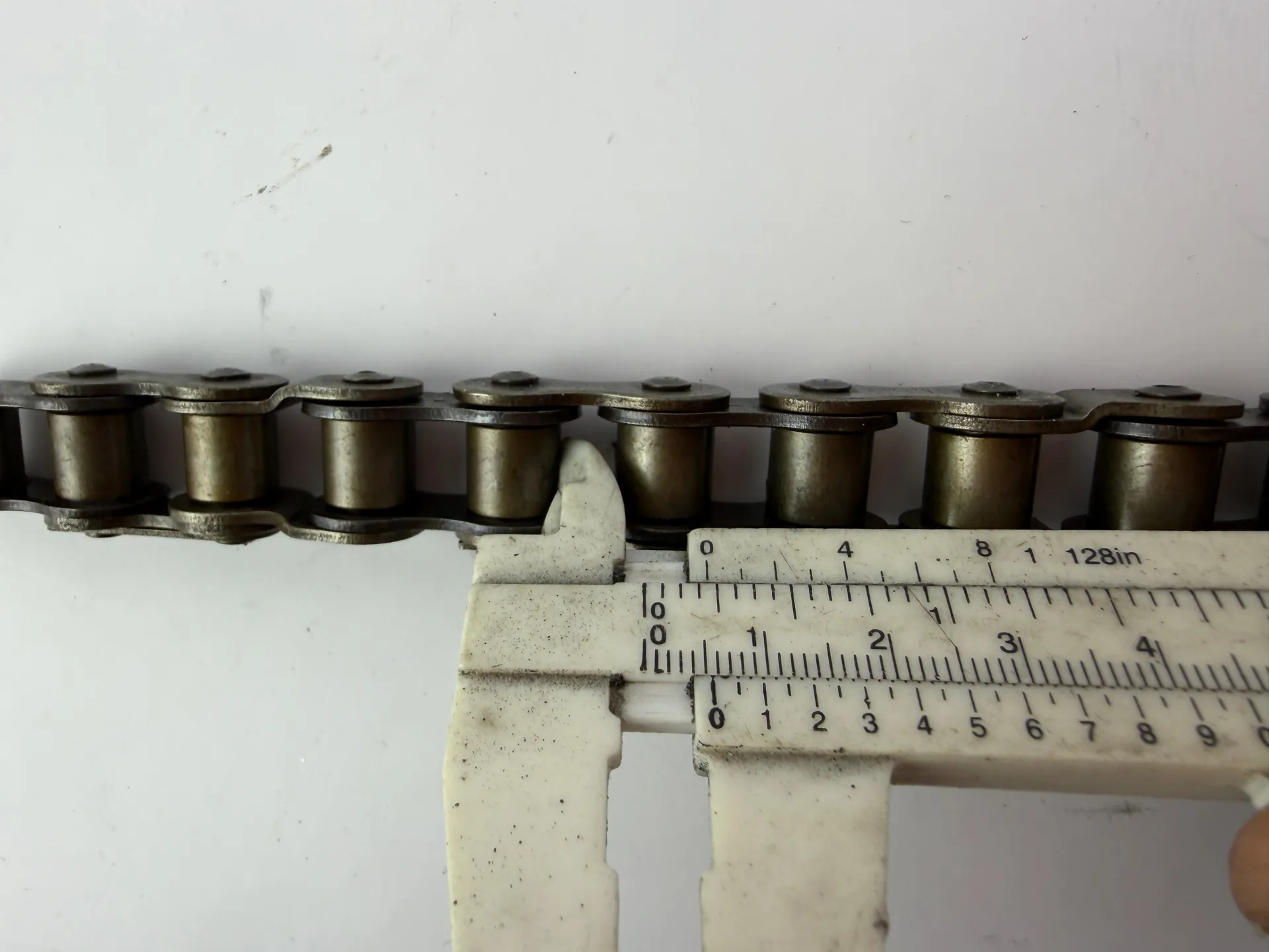 Renold England Industrial Roller Chain Lot 4pcs 17mm Width 18.5cm Length - Thumbnail 5