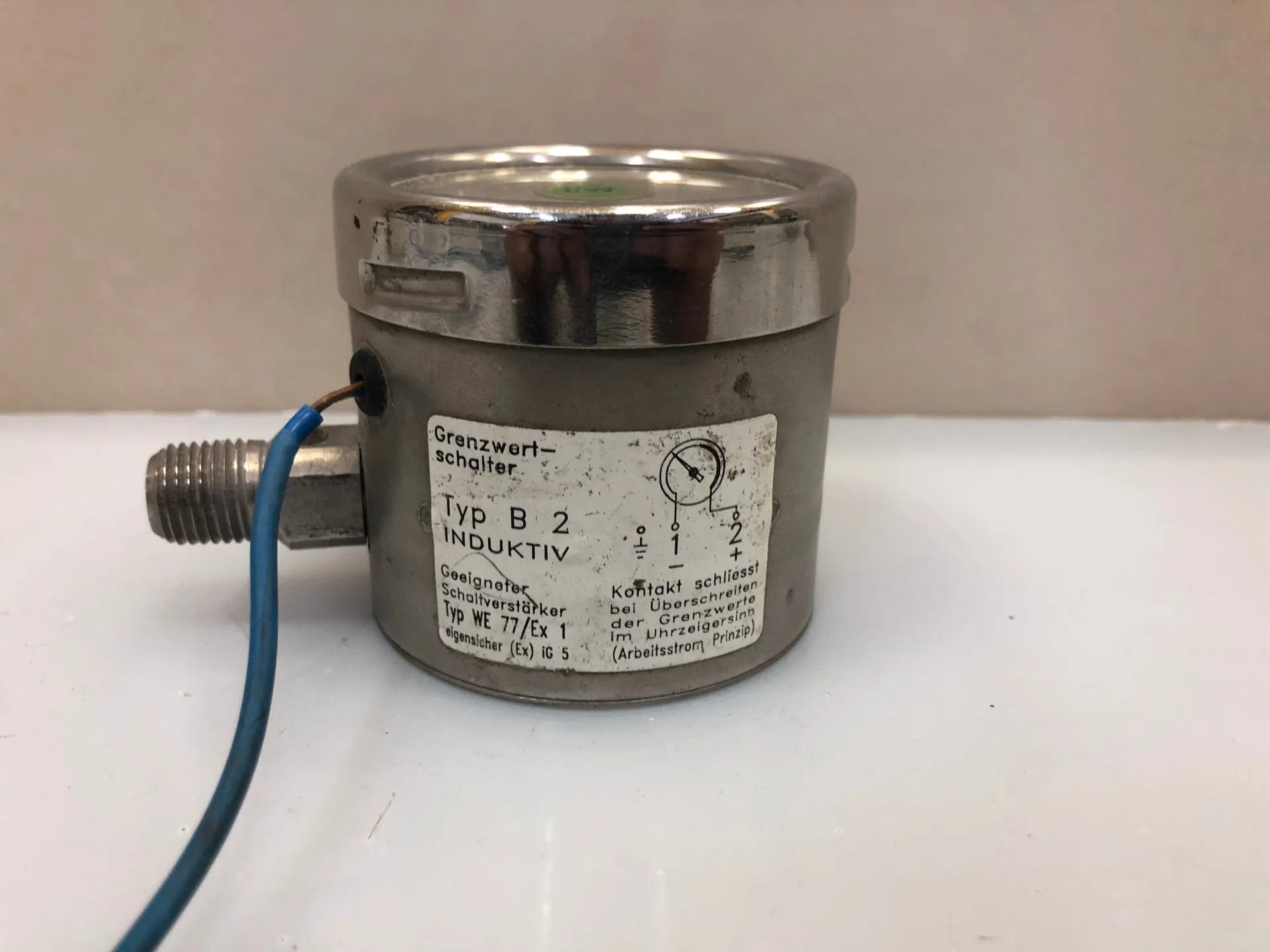 1x DruVa BE Indicating Pressure Switch WE 77/Ex 1 – 0–250 bar Inductive Sensor - Thumbnail 4