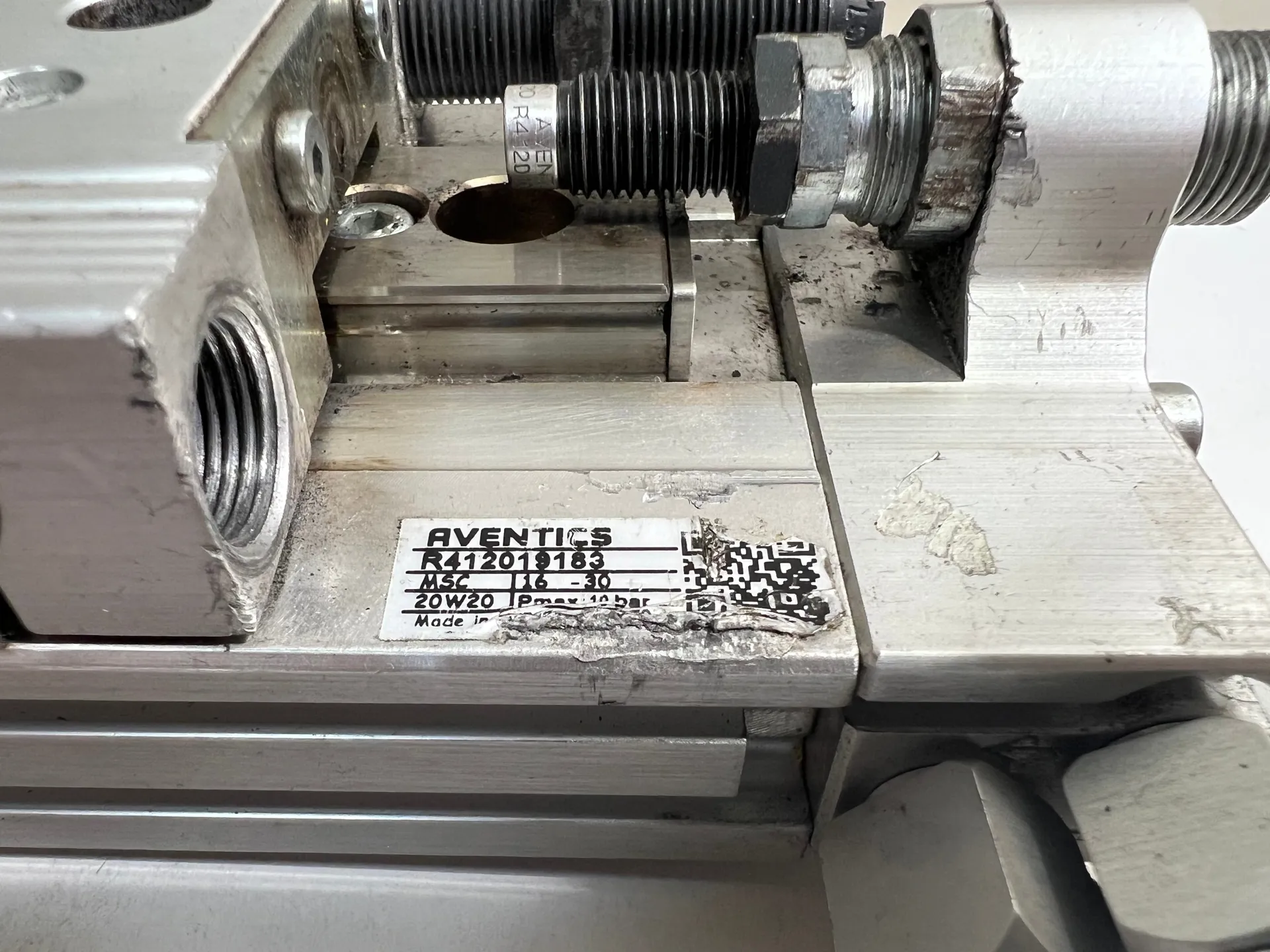 Aventics R412019183 Mini Slide Cylinder 10Bar - Thumbnail 3