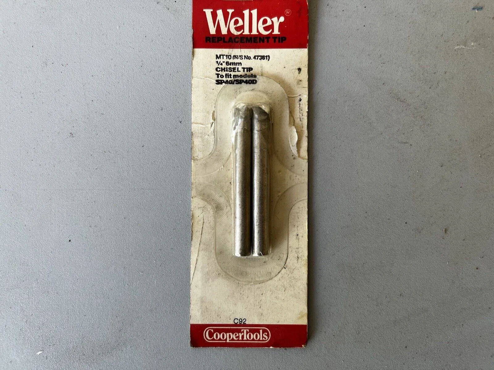 Weller - Mt10 Crd 1/4In Chisel Tip A (MT10) - Image 1